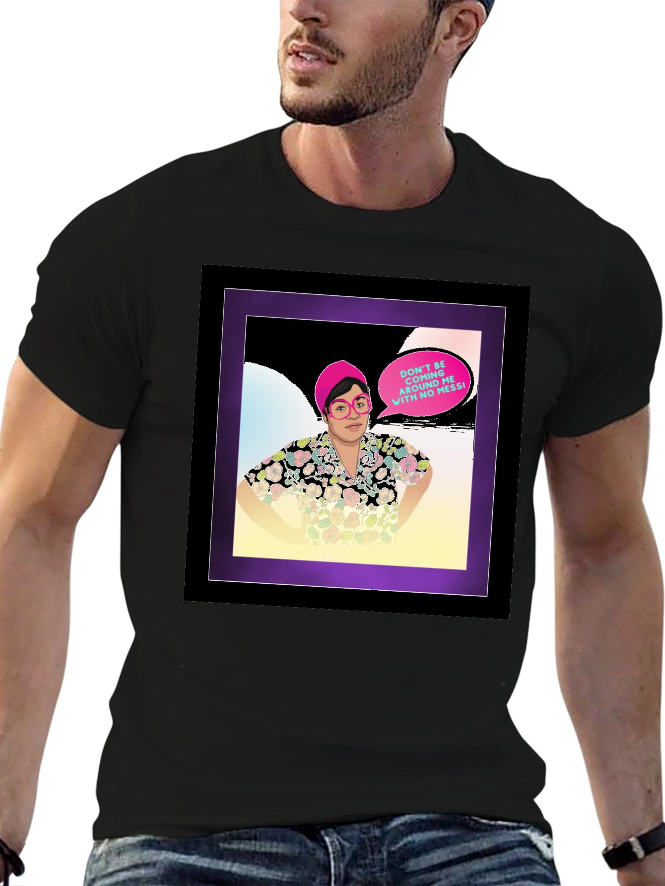 Fun Cartoon Graphic T-Shirt