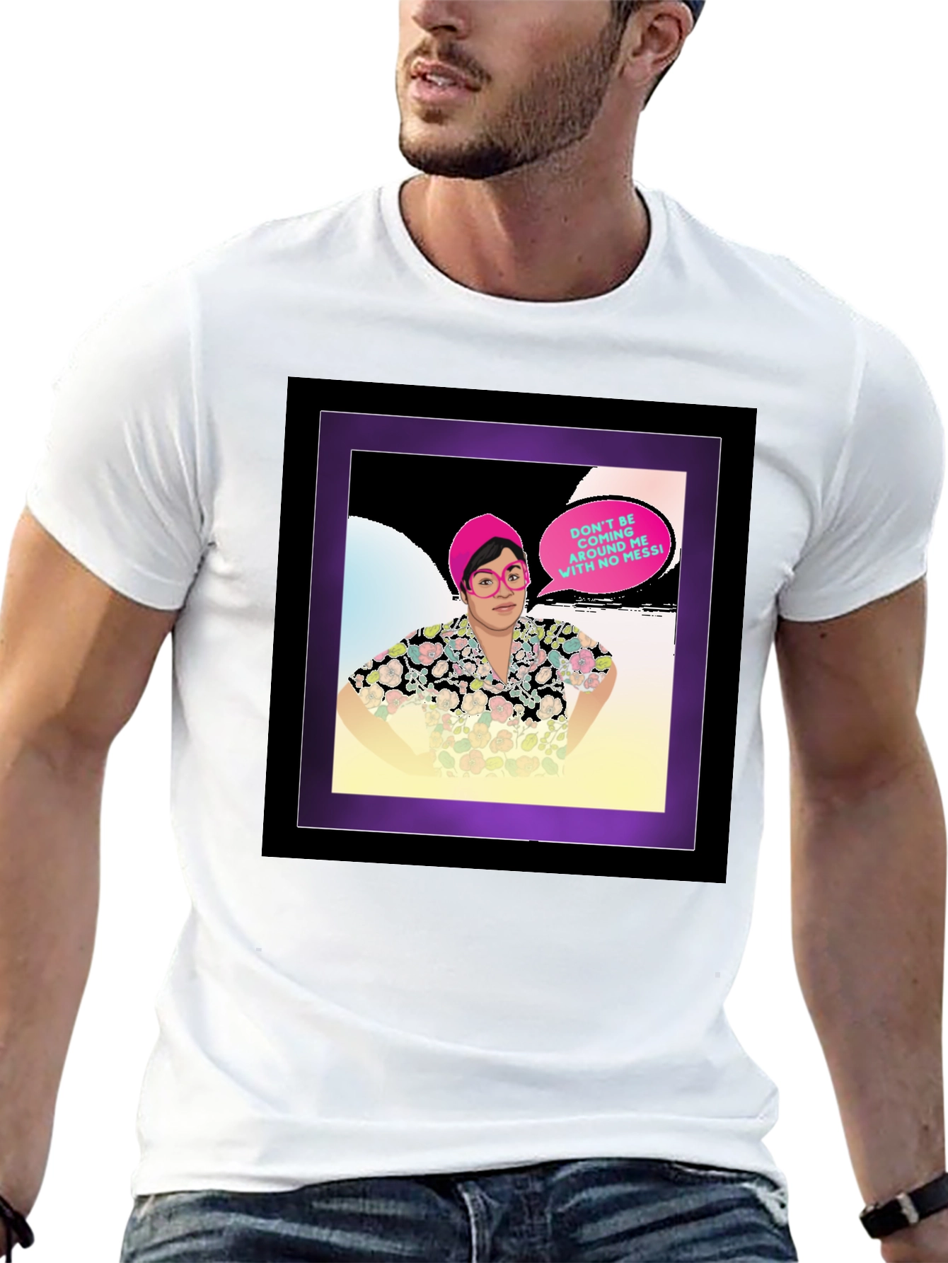 Fun Cartoon Graphic T-Shirt