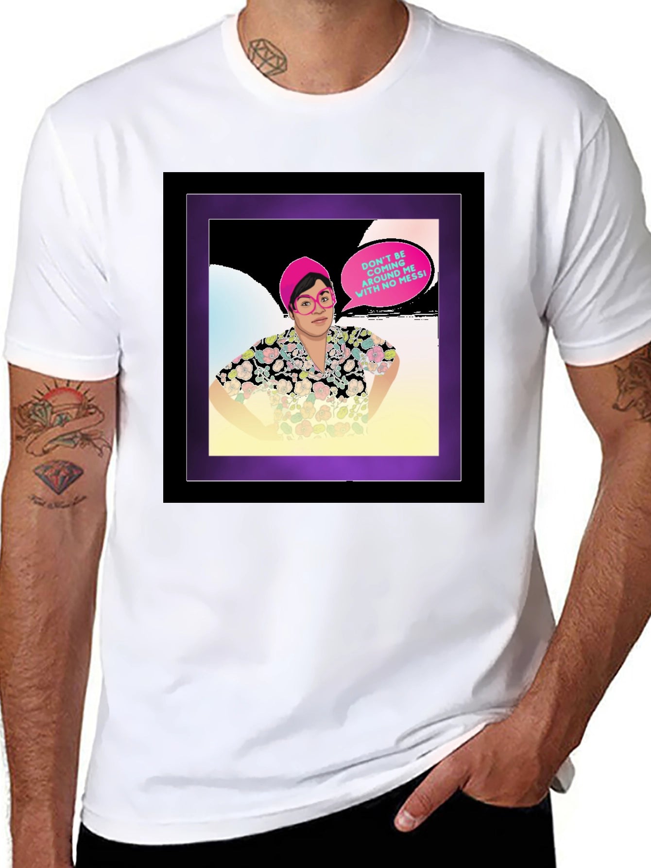 Fun Cartoon Graphic T-Shirt