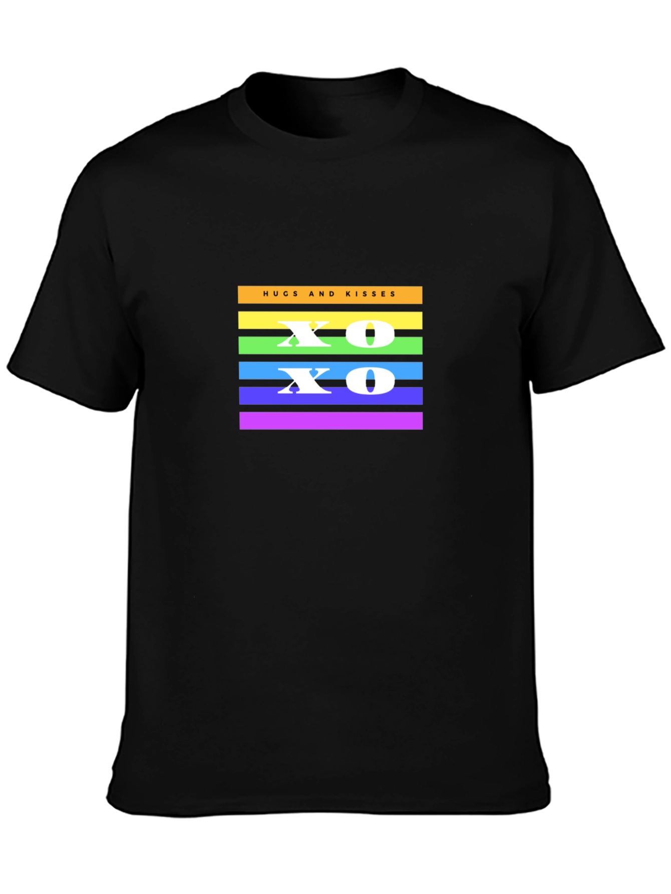 Hugs and Kisses Rainbow Pride T-Shirt