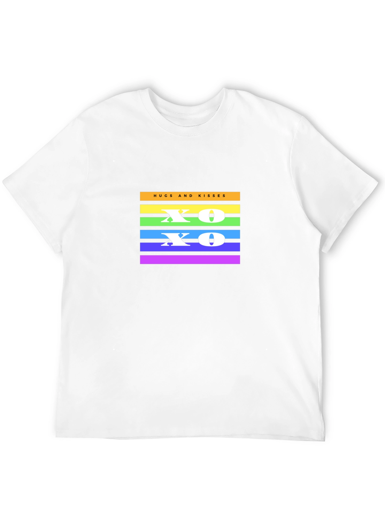 Hugs and Kisses Rainbow Pride T-Shirt