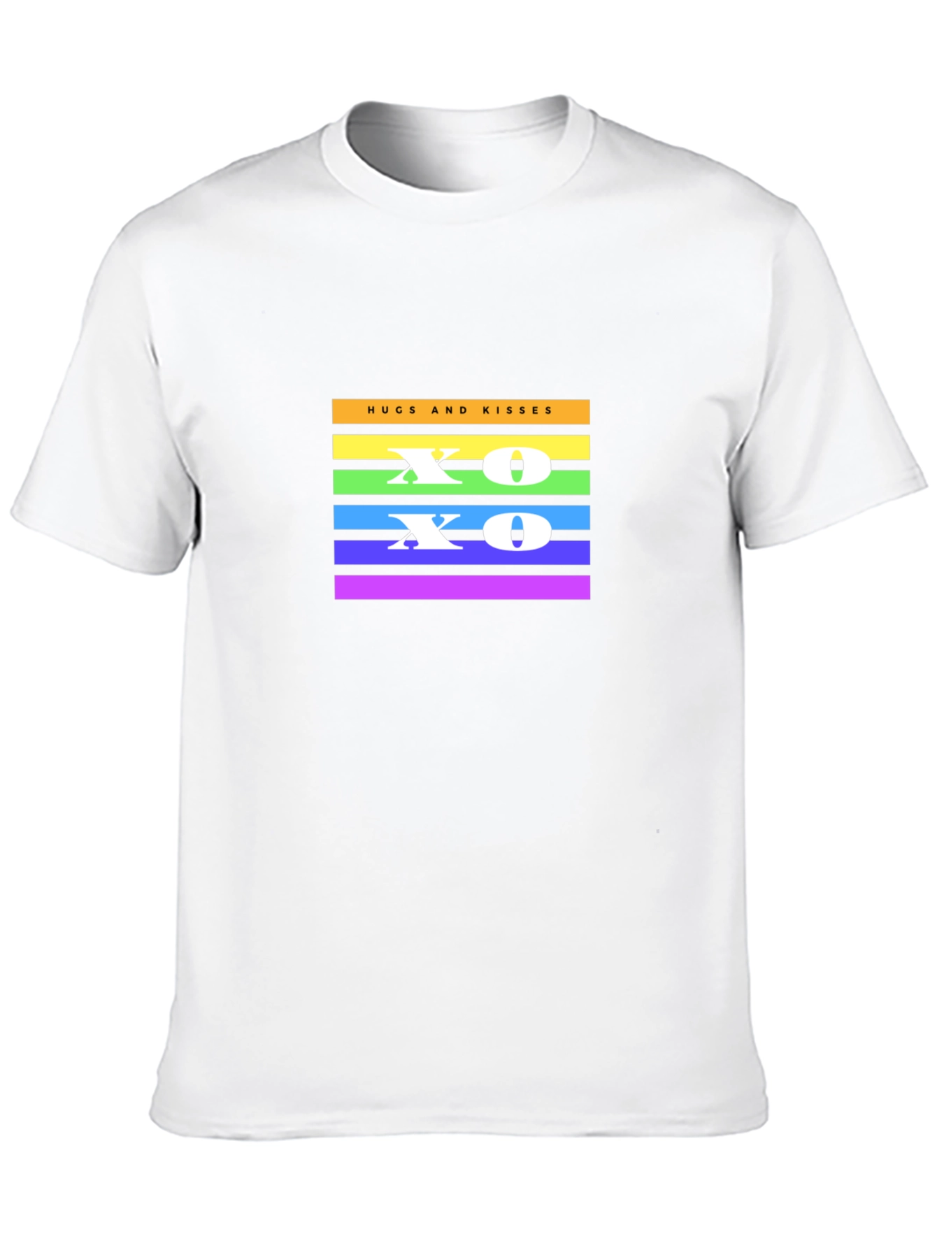 Hugs and Kisses Rainbow Pride T-Shirt