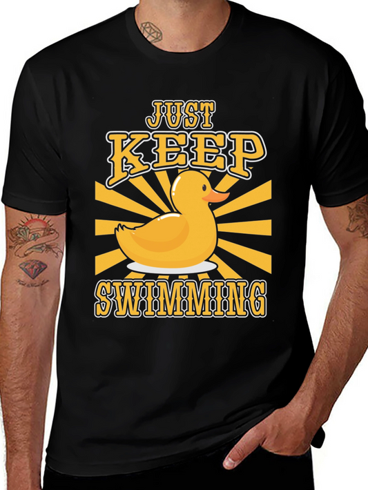 Just Keep Swimming Duck T-Shirt