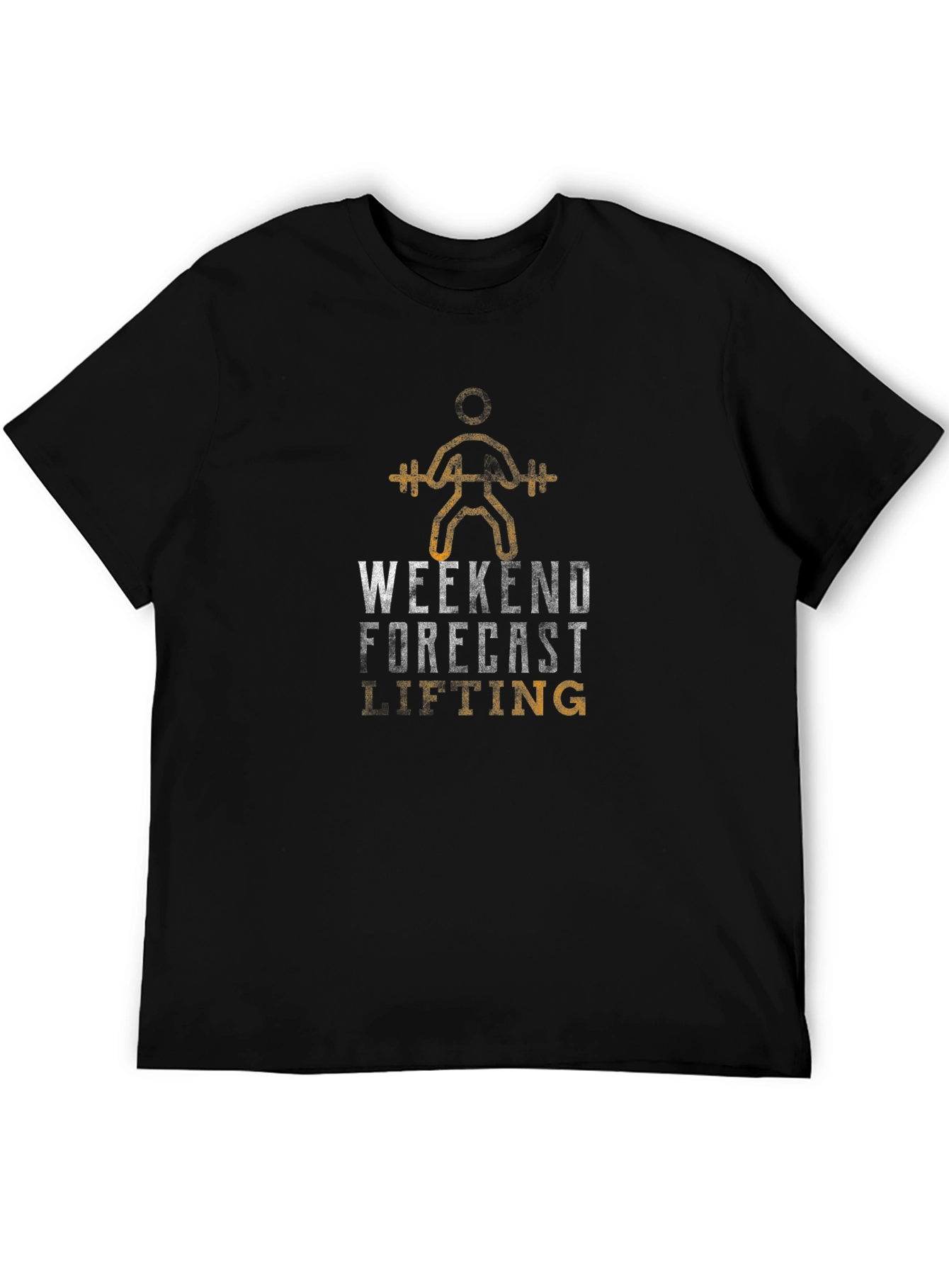 Weekend Forecast Lifting Black Graphic Tee