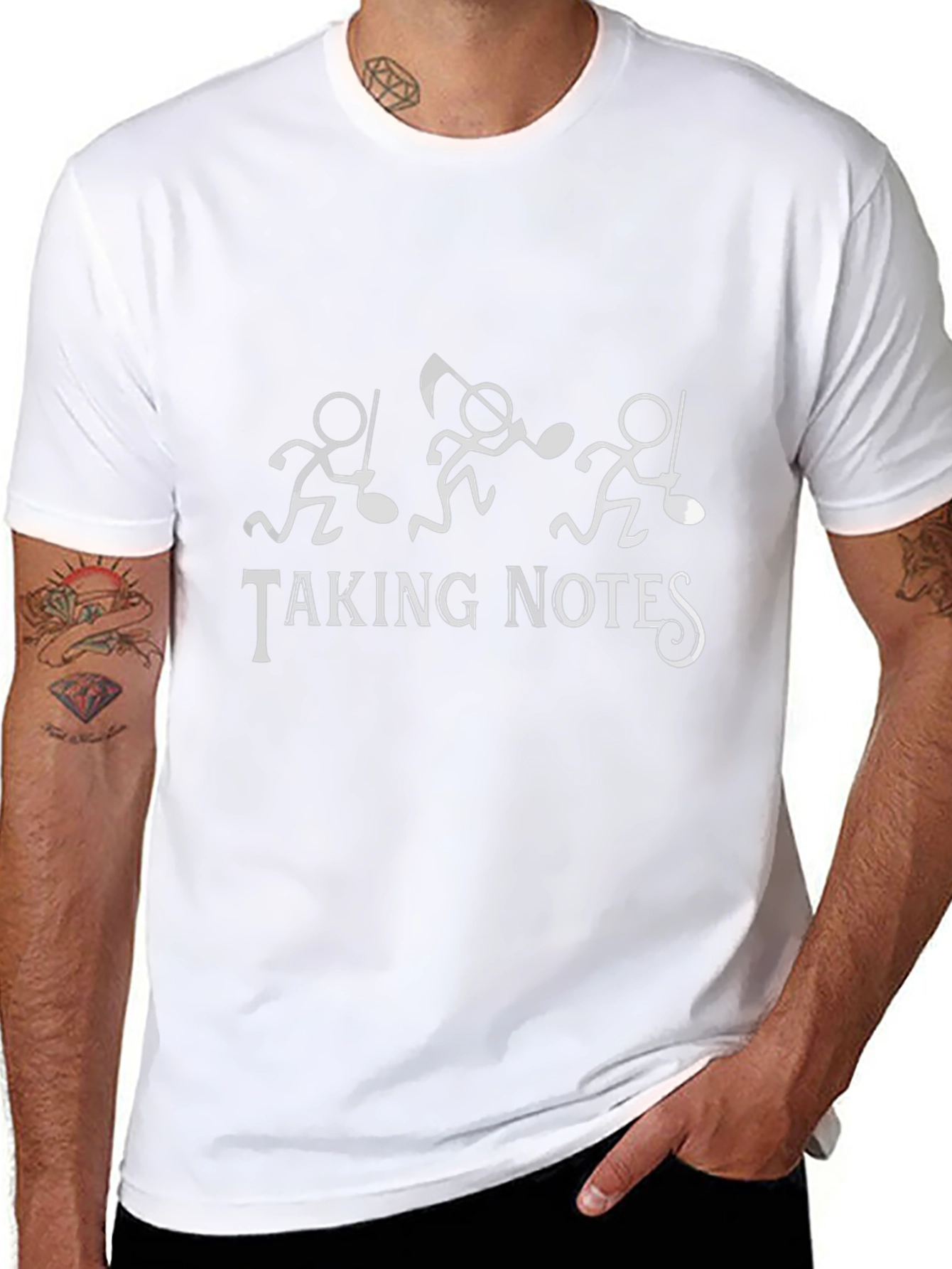 Taking Notes Music Lover Graphic Tee
