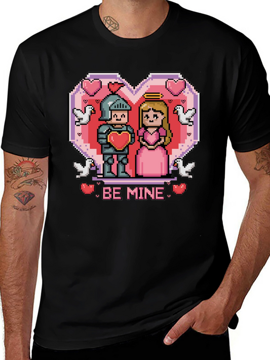 Pixel Knight & Princess Graphic Tee - Be Mine!