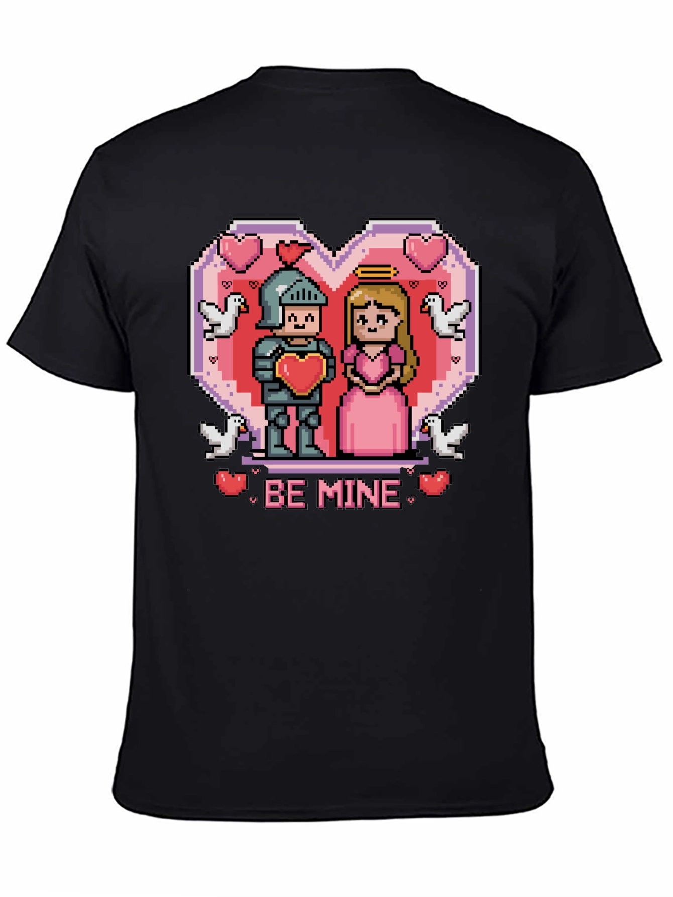 Pixel Knight & Princess Graphic Tee - Be Mine!
