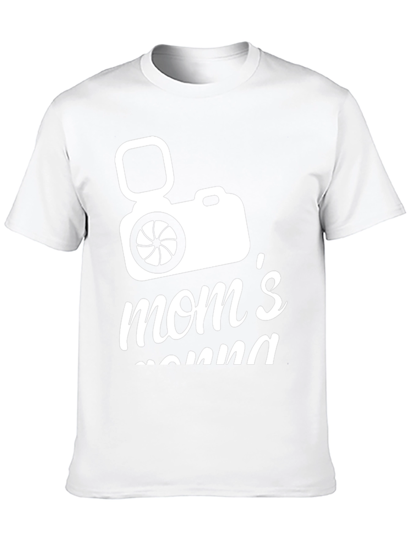Moms Camera Black T-Shirt