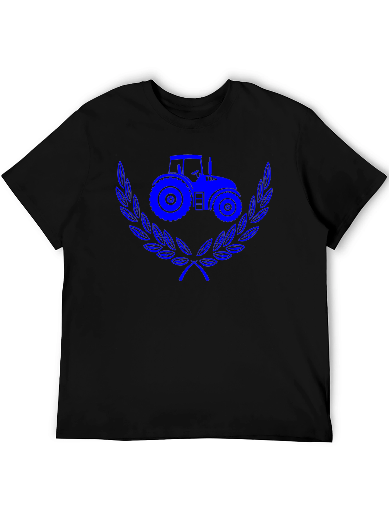 Tractor Graphic T-Shirt - Black Cotton Tee