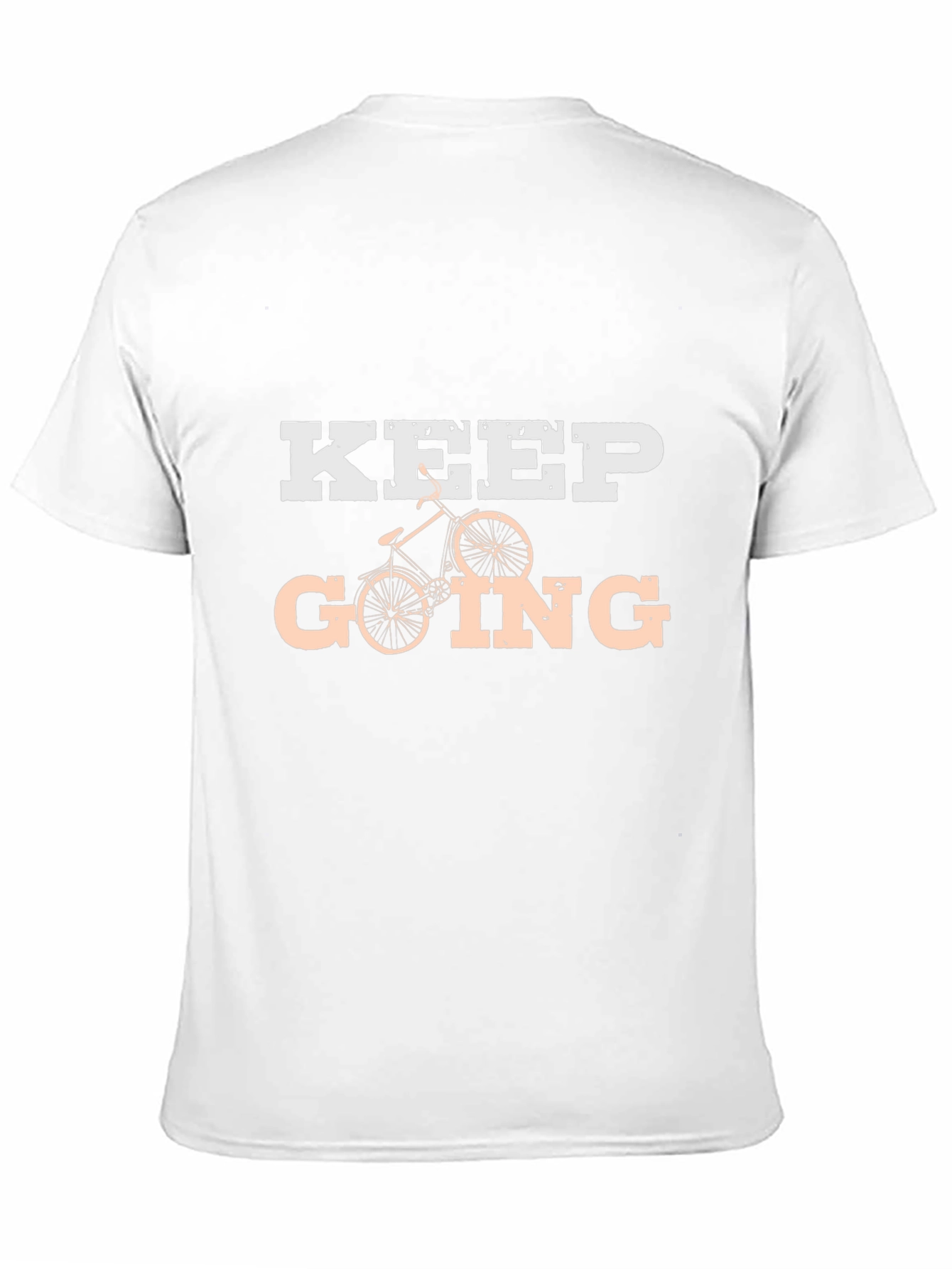Keep Going Bike T-Shirt - Black Graphic Tee