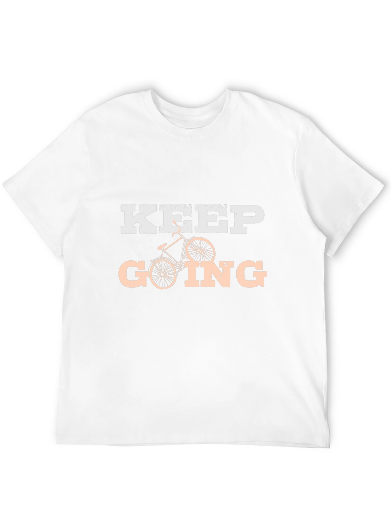 Keep Going Bike T-Shirt - Black Graphic Tee