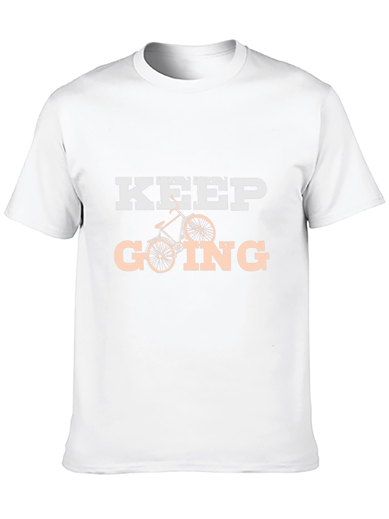 Keep Going Bike T-Shirt - Black Graphic Tee