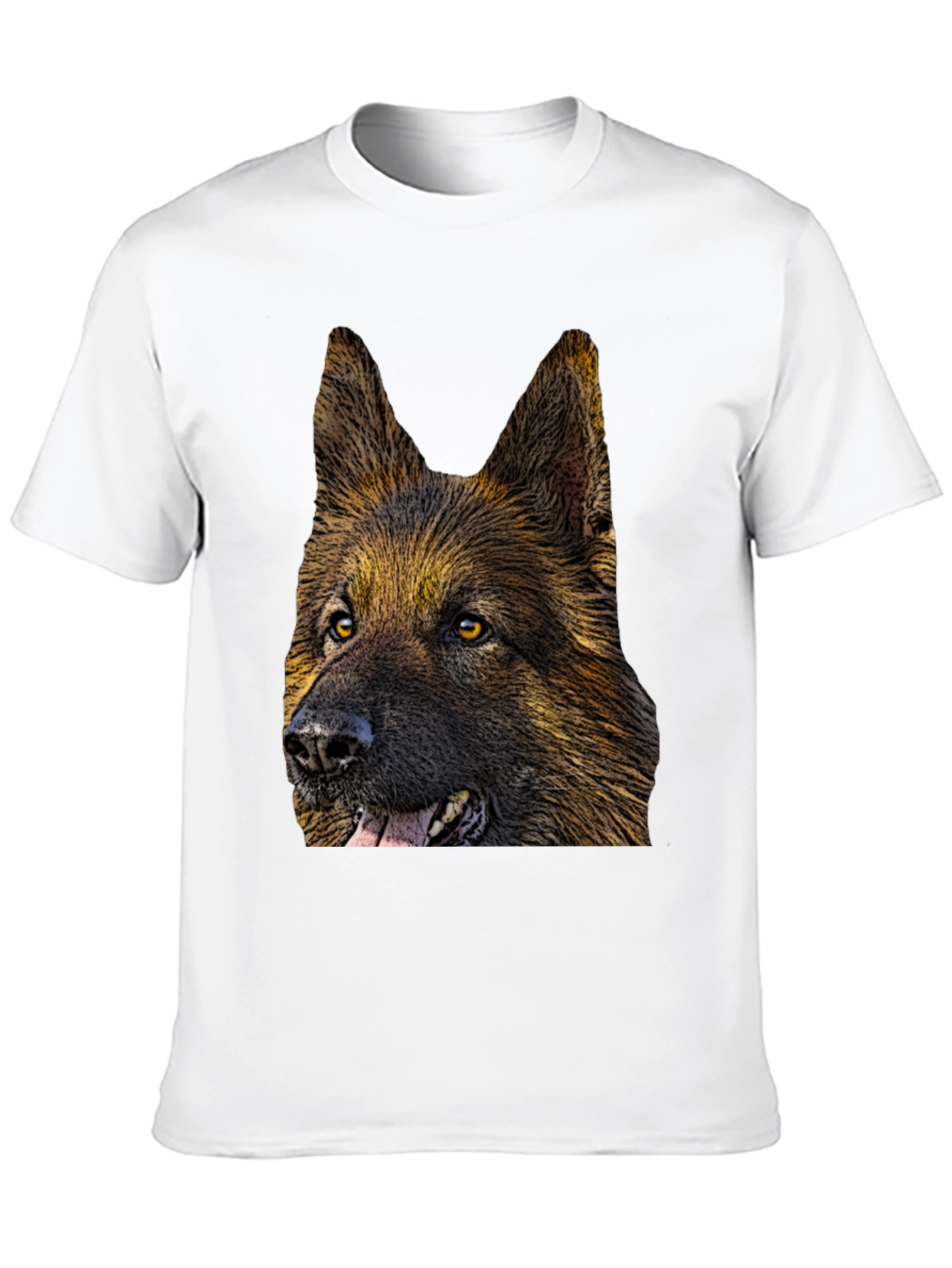 German Shepherd Graphic Tee - Dog Lovers Gift