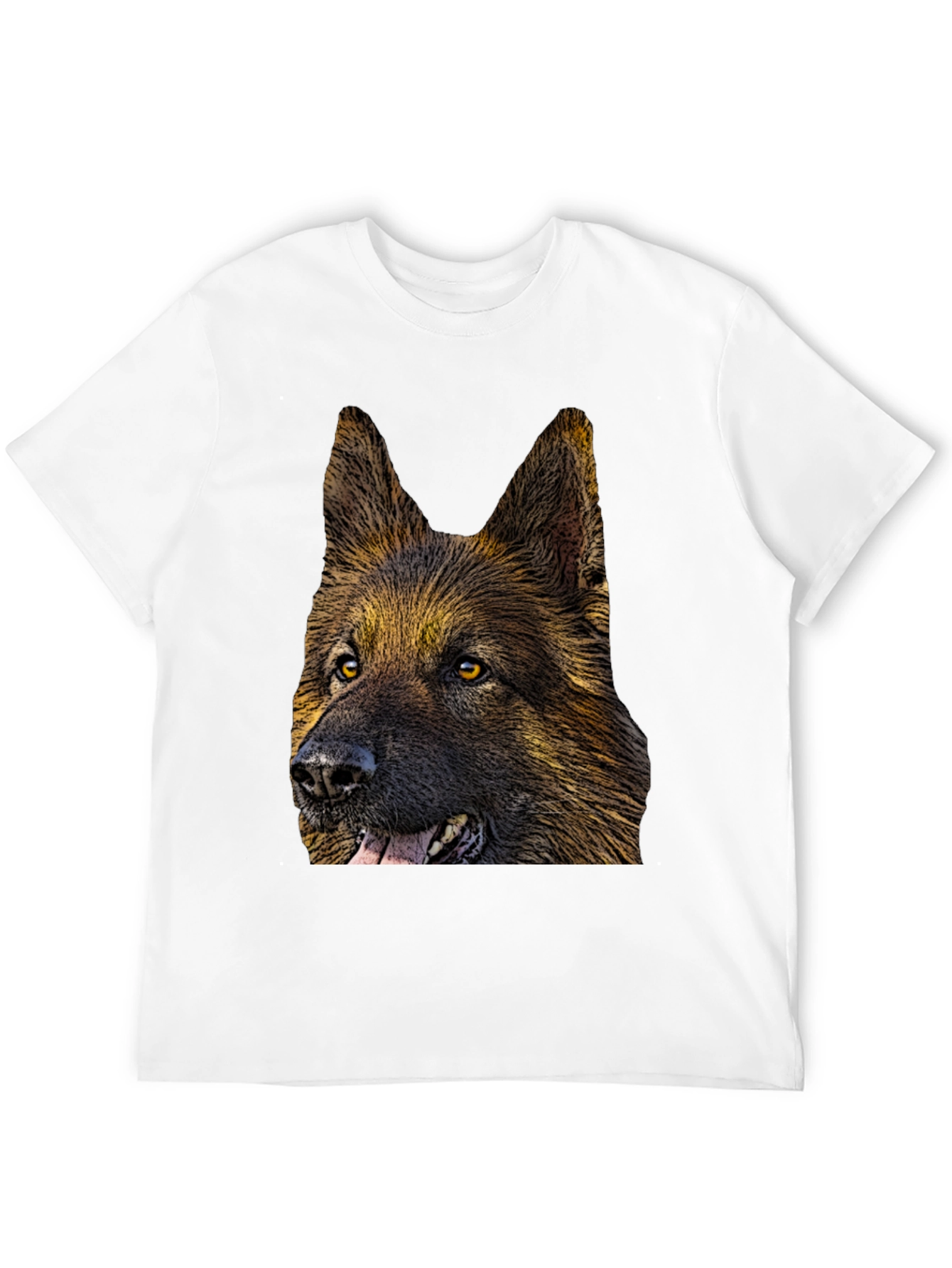 German Shepherd Graphic Tee - Dog Lovers Gift