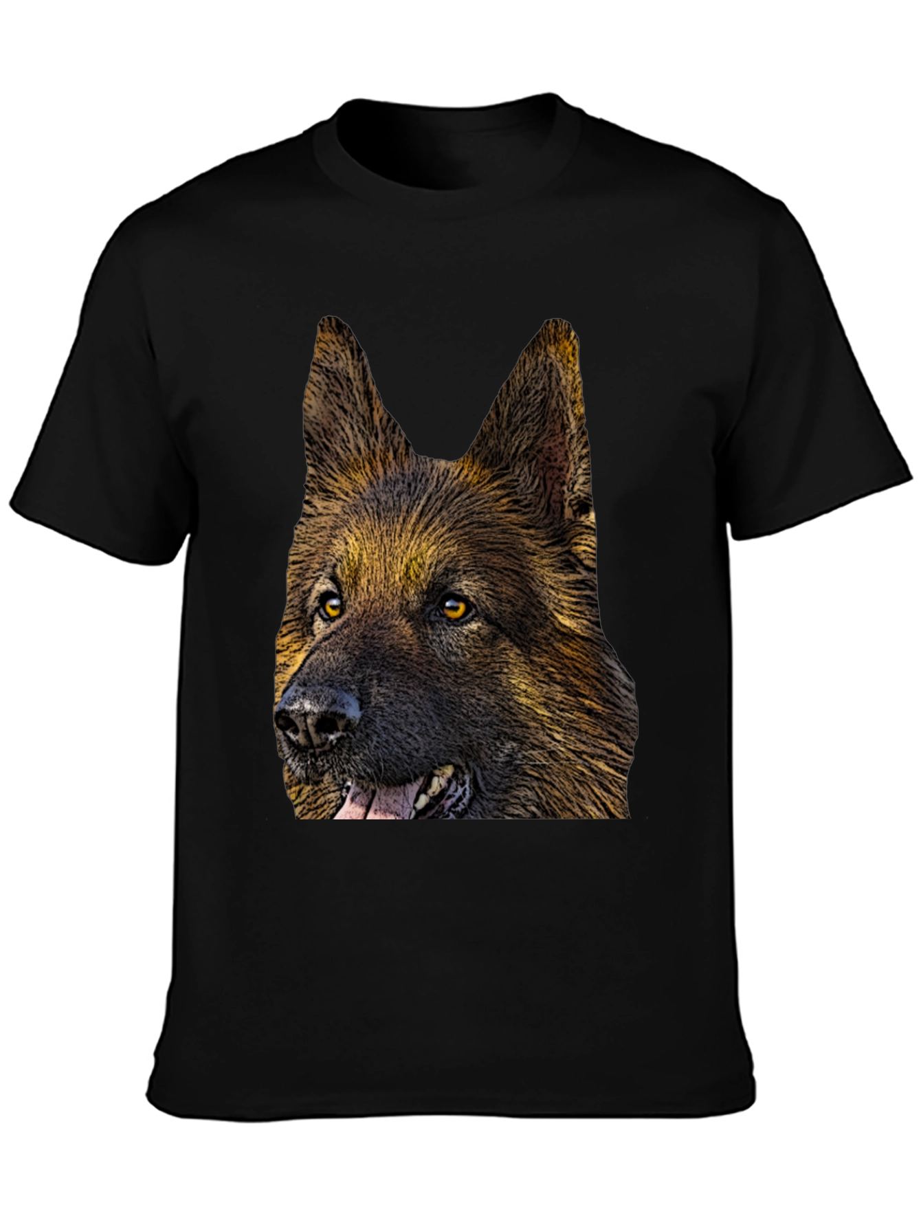 German Shepherd Graphic Tee - Dog Lovers Gift