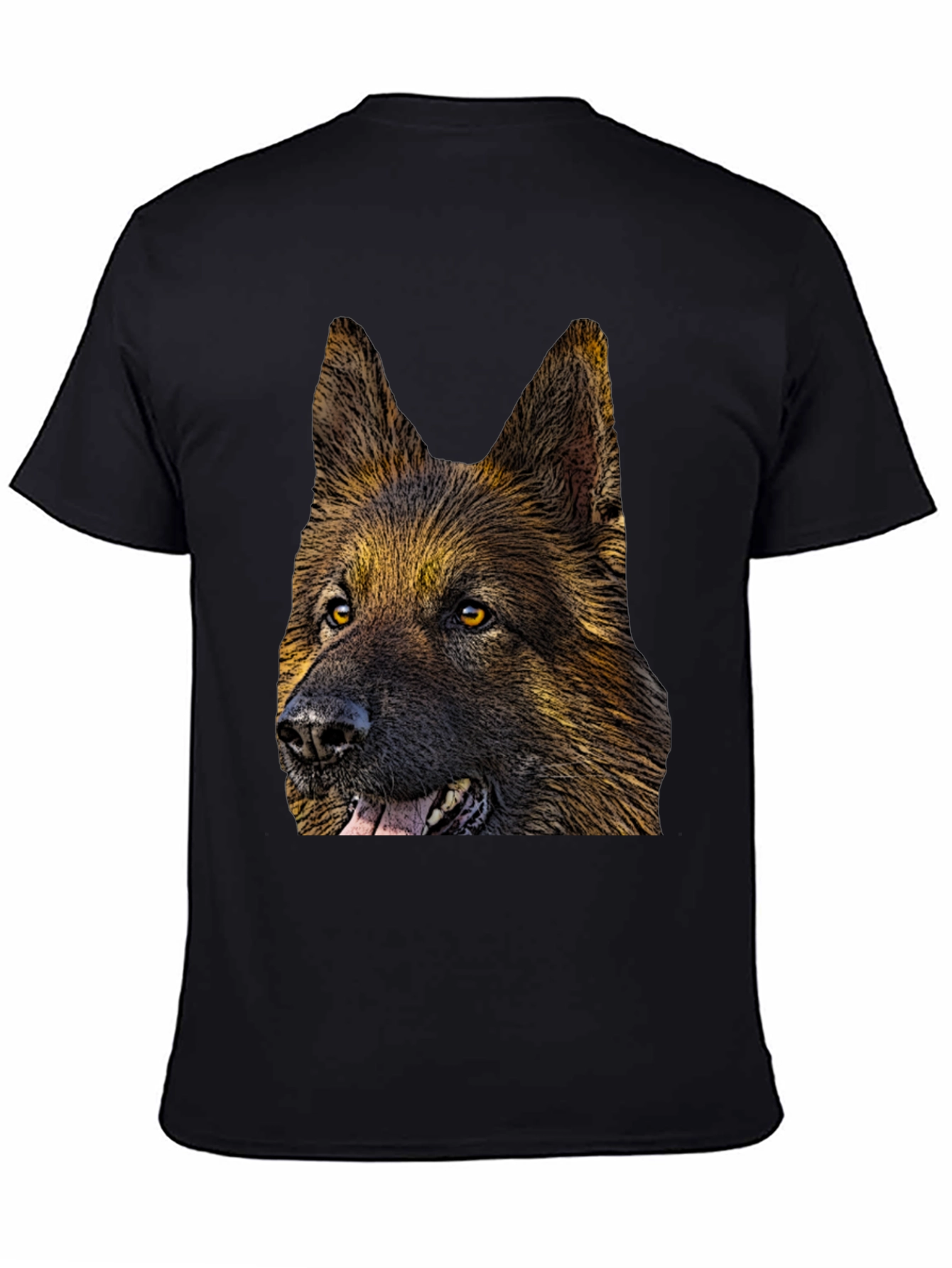 German Shepherd Graphic Tee - Dog Lovers Gift