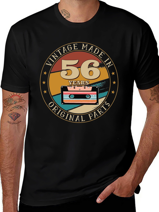 Vintage 56th Birthday T-Shirt - Original Parts