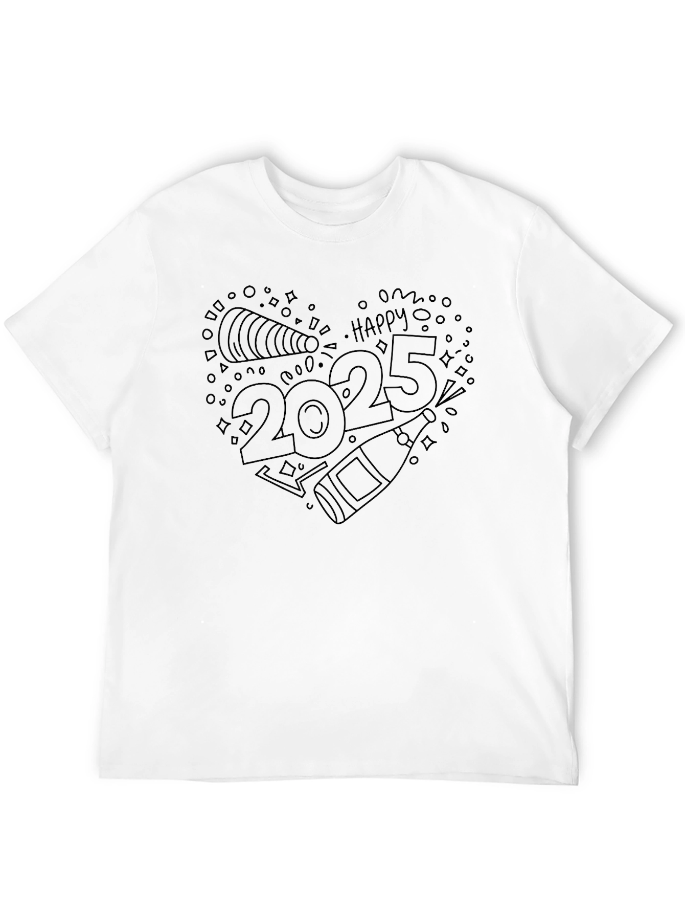 Happy 2025 New Year Celebration T-Shirt