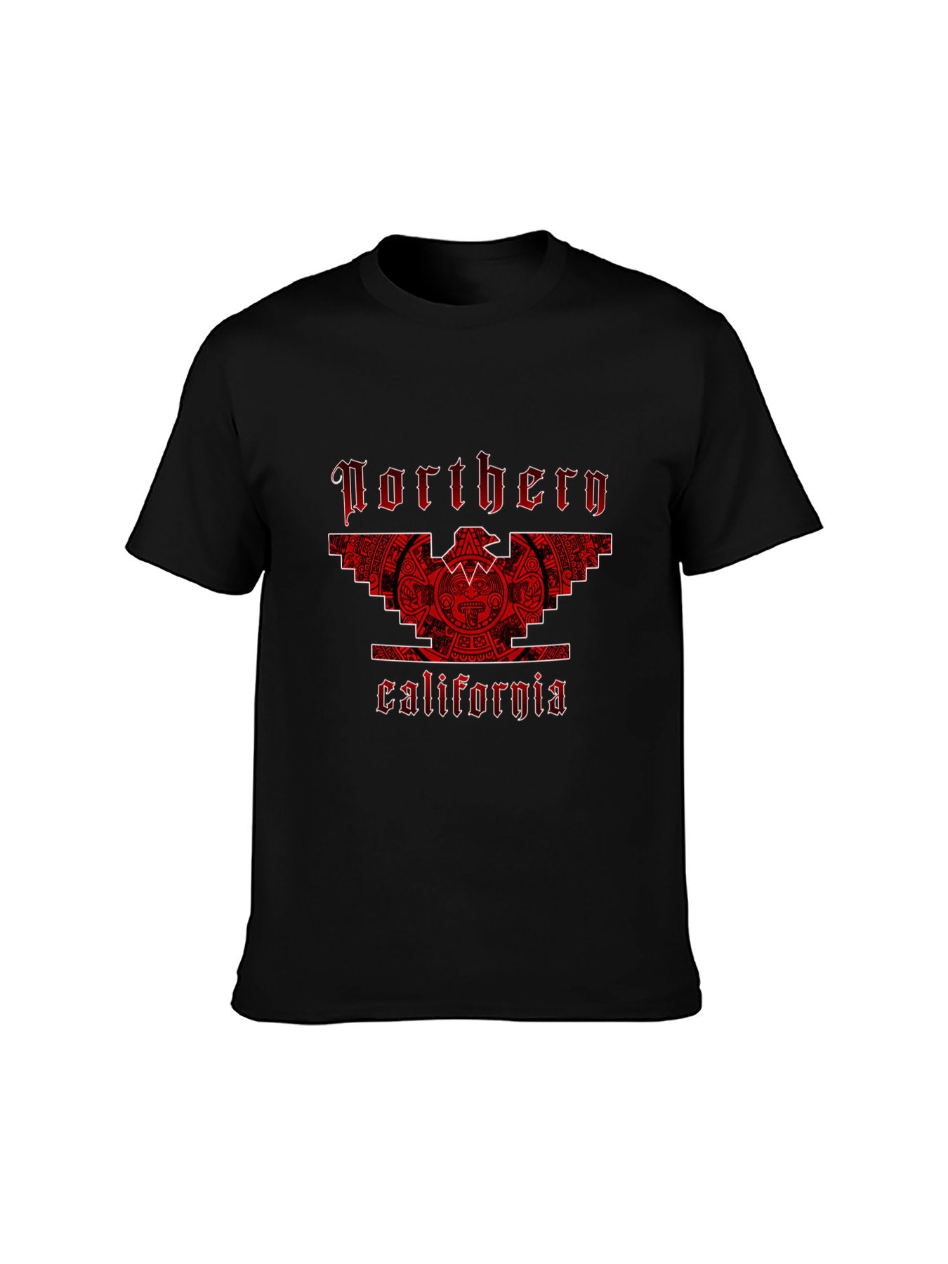 Northern California Aztec Eagle T-Shirt - 100% Cotton, Cultural Stylish Tee for Urban & Casual Occasions