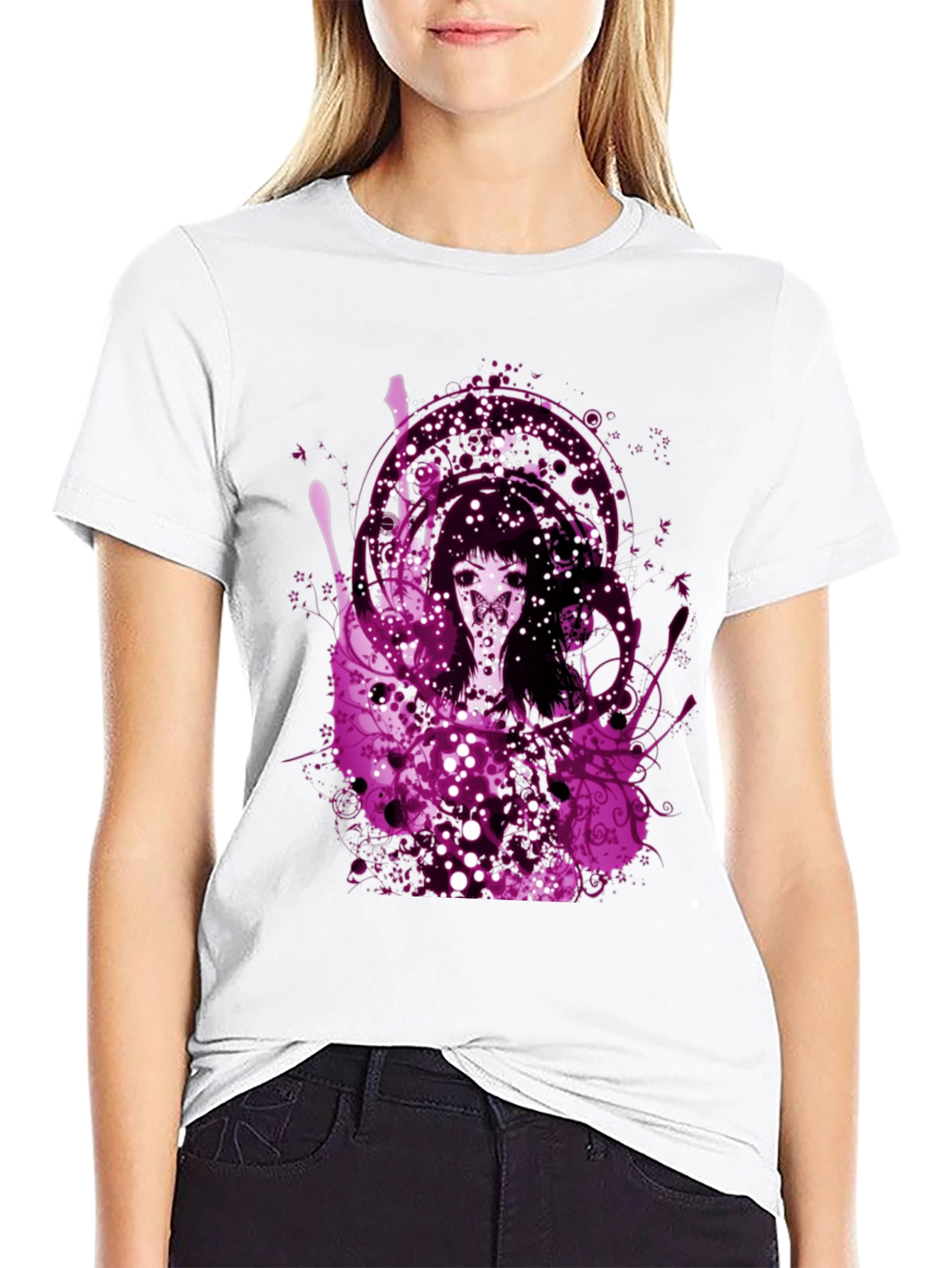 Gothic Art T-Shirt - Mens Black Tee