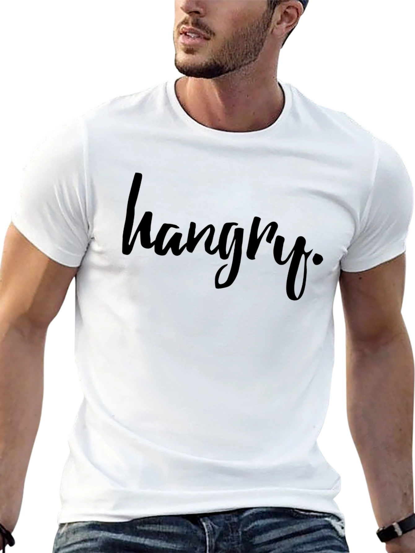 Hangry Black Graphic Tee