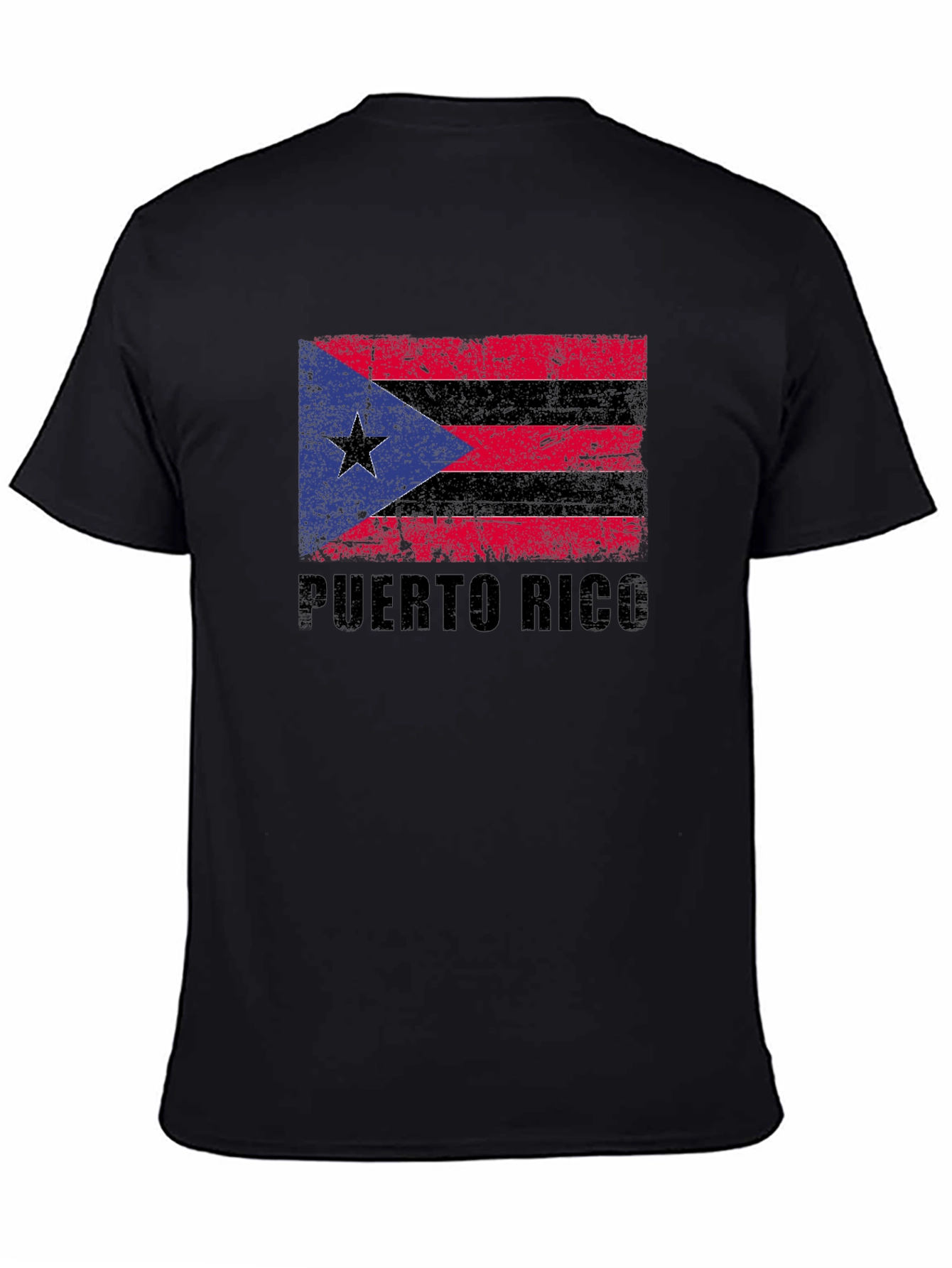 Puerto Rico Flag T-Shirt - Distressed Graphic Tee
