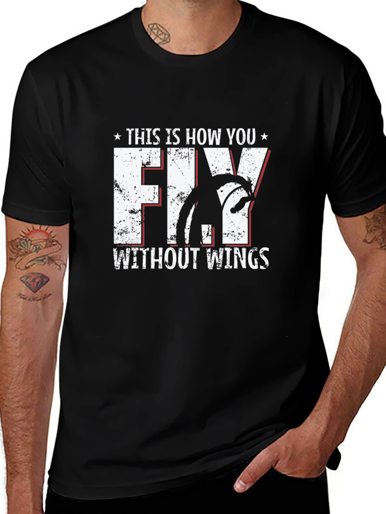 Fly Without Wings Graphic T-Shirt