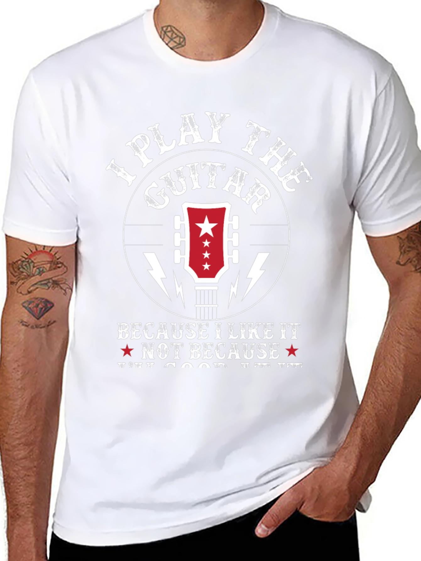 I Play The Guitar T-Shirt - Musician Apparel