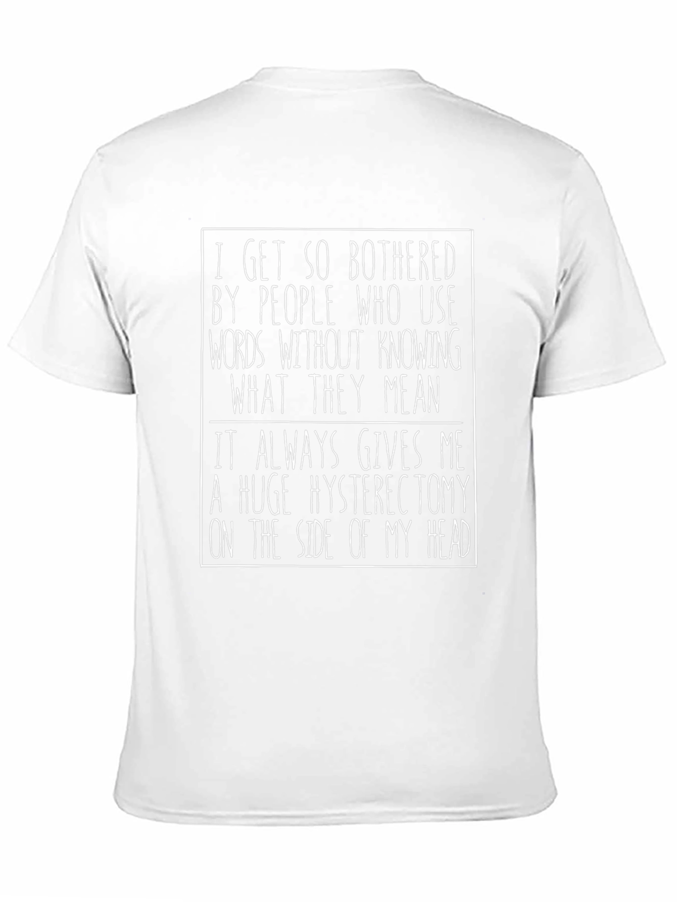 Funny Hysterectomy Sarcastic Graphic Tee