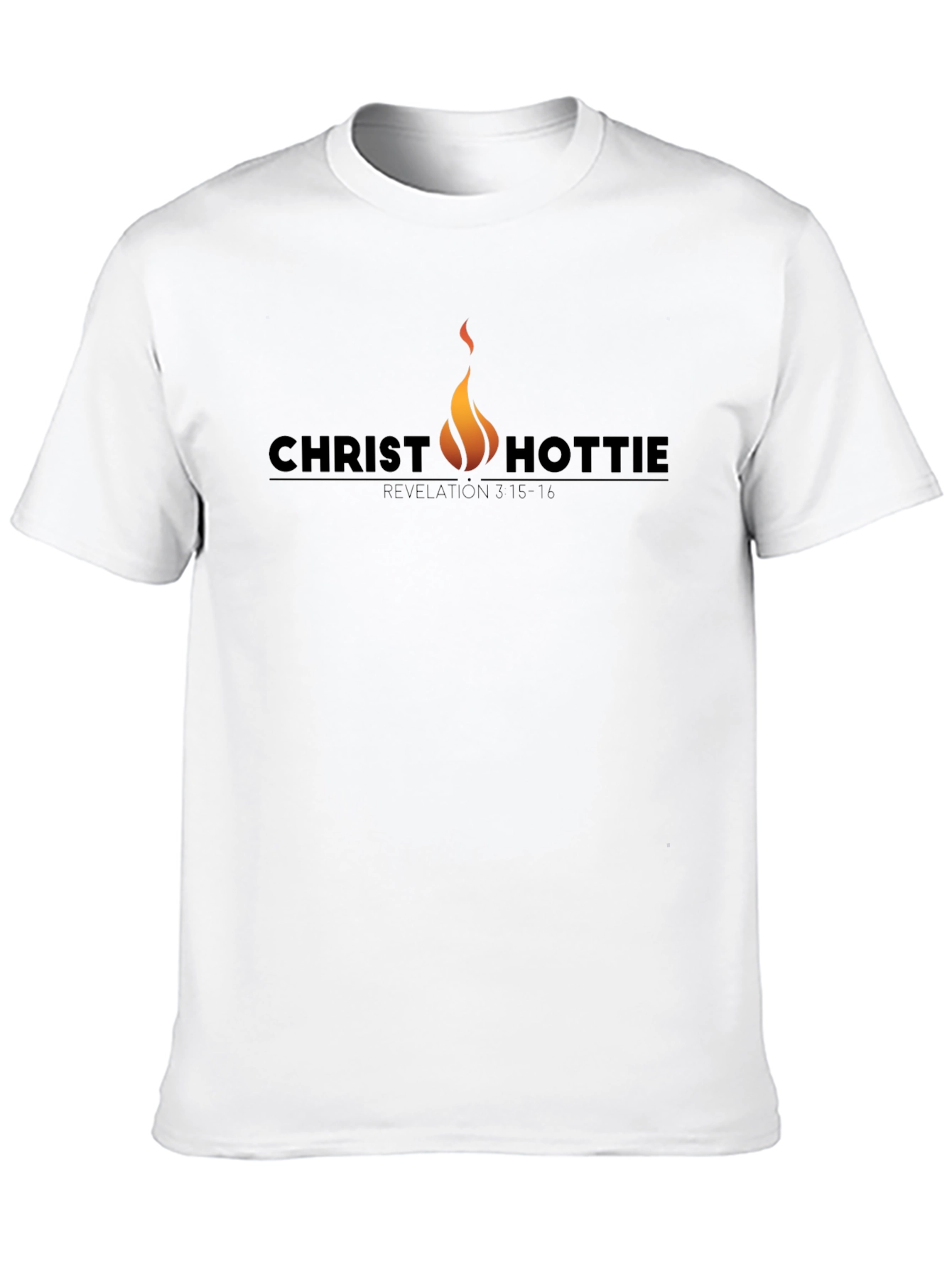Christ Hottie Graphic Tee - Revelation 3:15-16