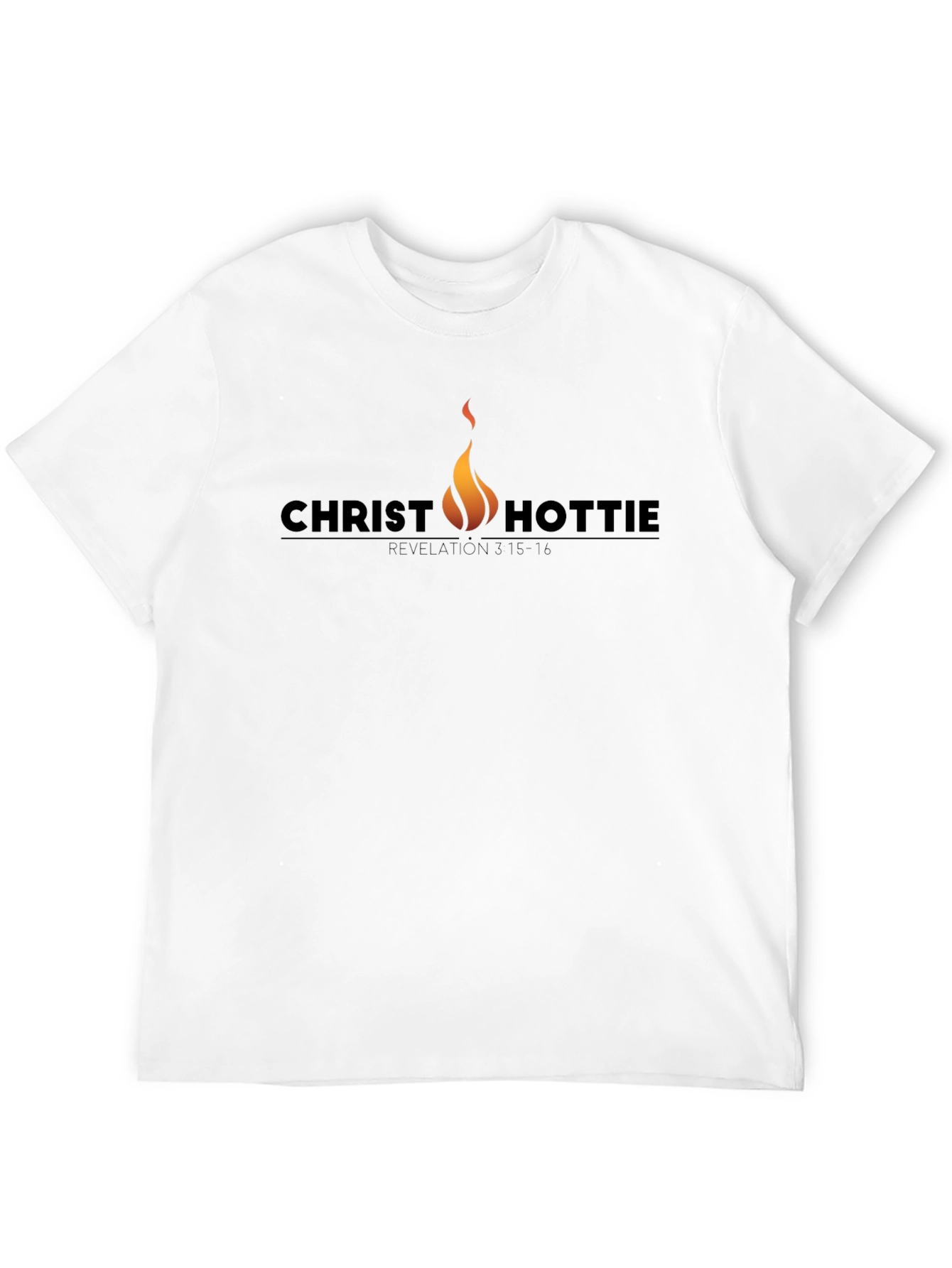 Christ Hottie Graphic Tee - Revelation 3:15-16