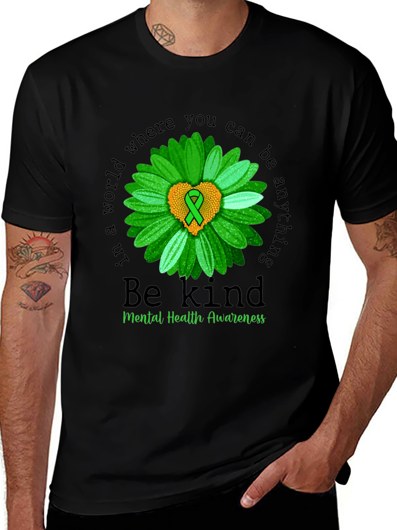 Be Kind Mental Health Awareness T-Shirt