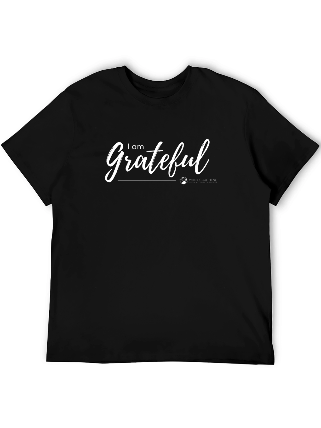 I am Grateful Black Graphic Tee
