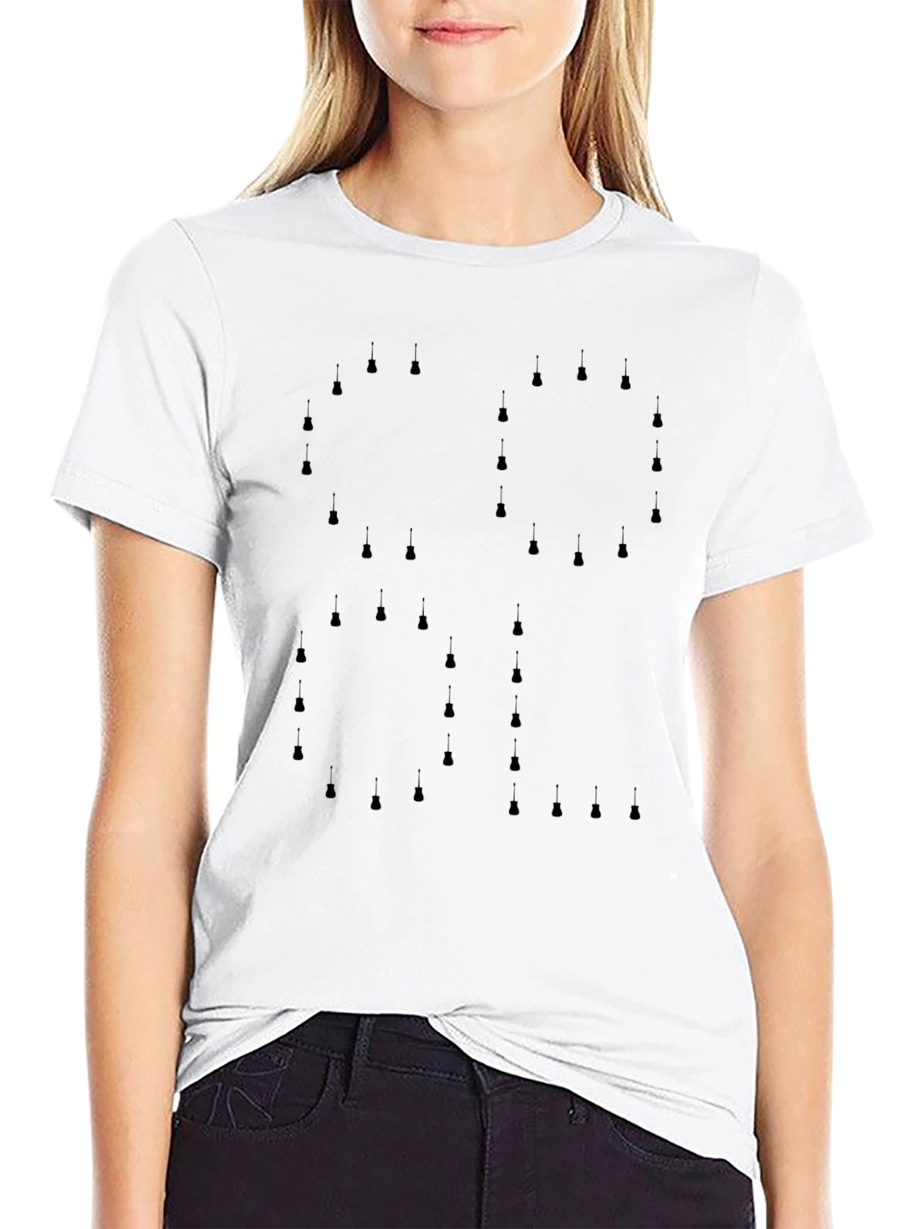 Stylish Black T-Shirt with Unique Lightbulb Design