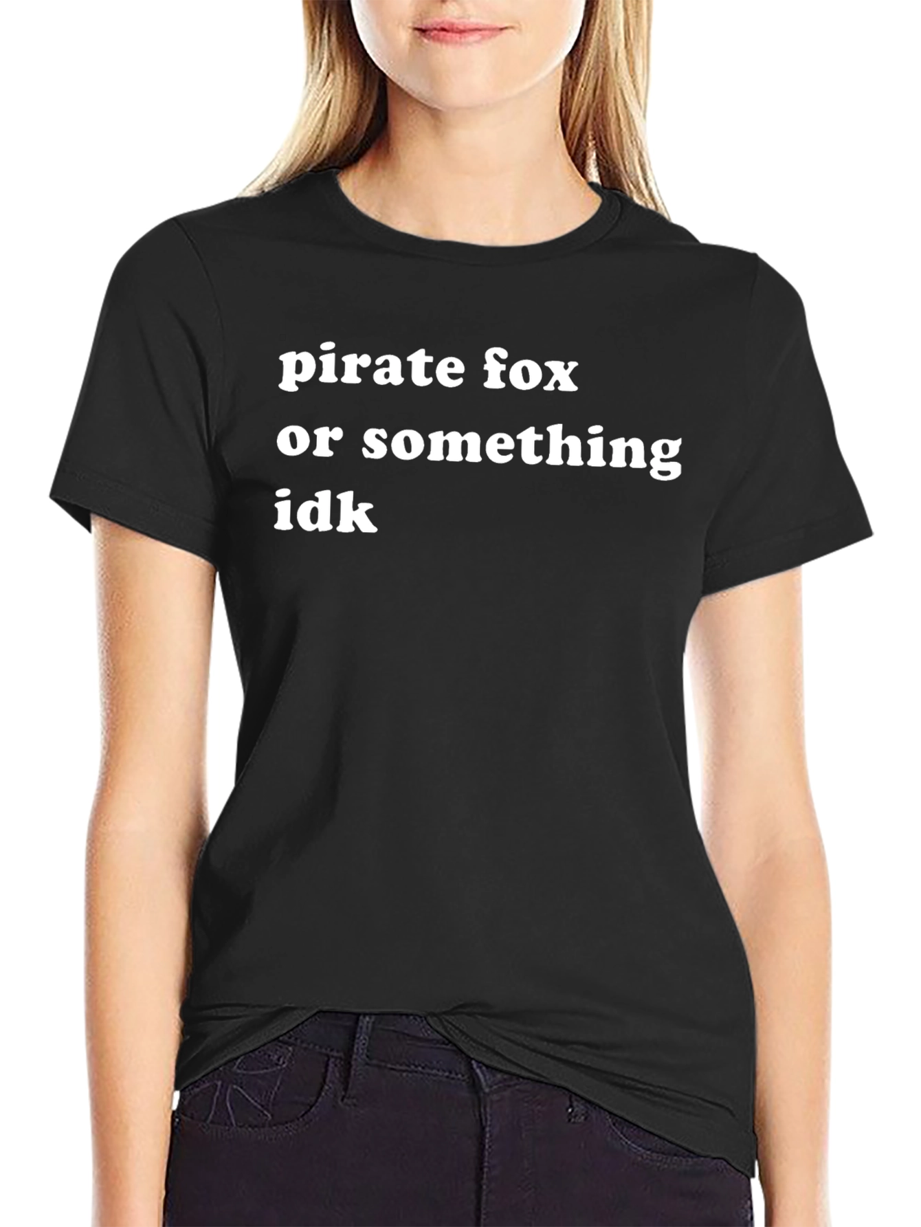 Pirate Fox Graphic T-Shirt - Funny Casual Tee