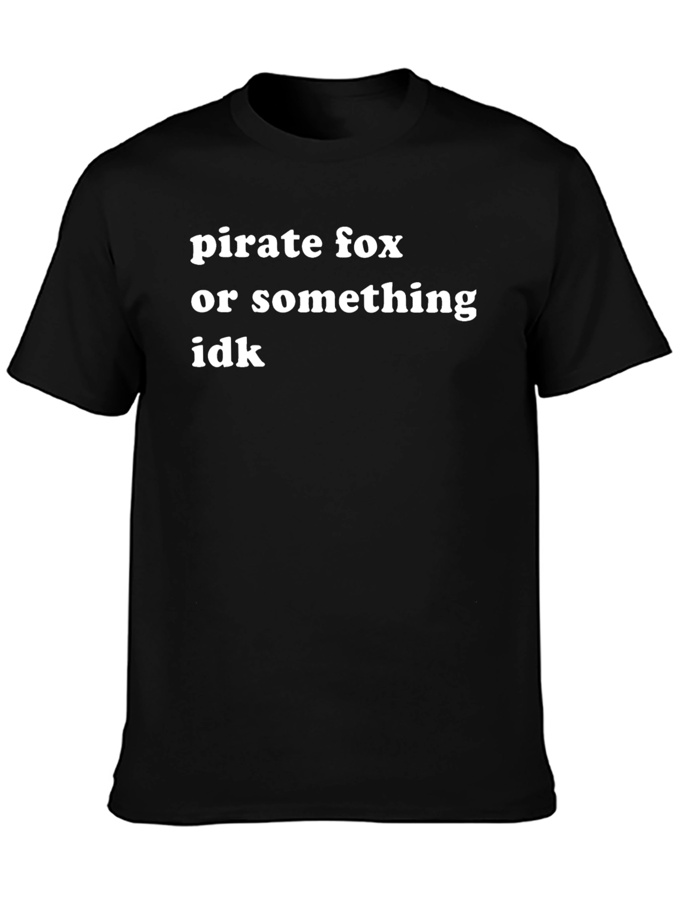 Pirate Fox Graphic T-Shirt - Funny Casual Tee