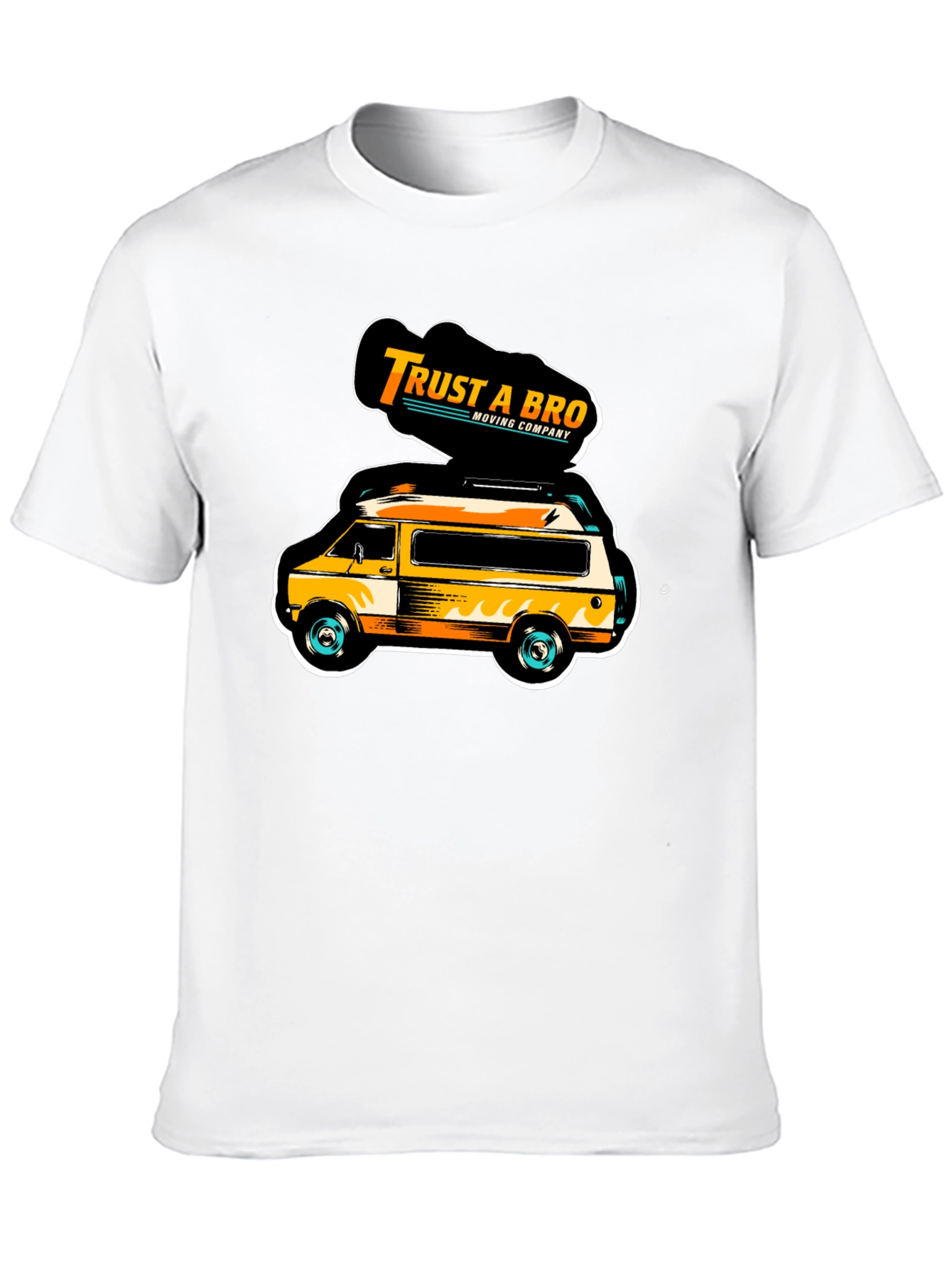 Trust A Bro Moving Company Graphic T-Shirt