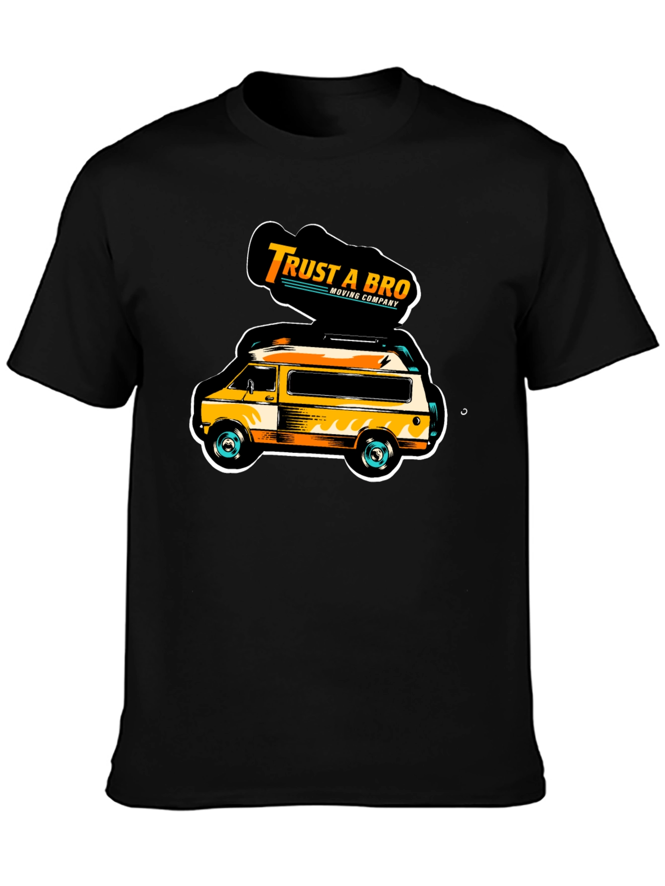 Trust A Bro Moving Company Graphic T-Shirt