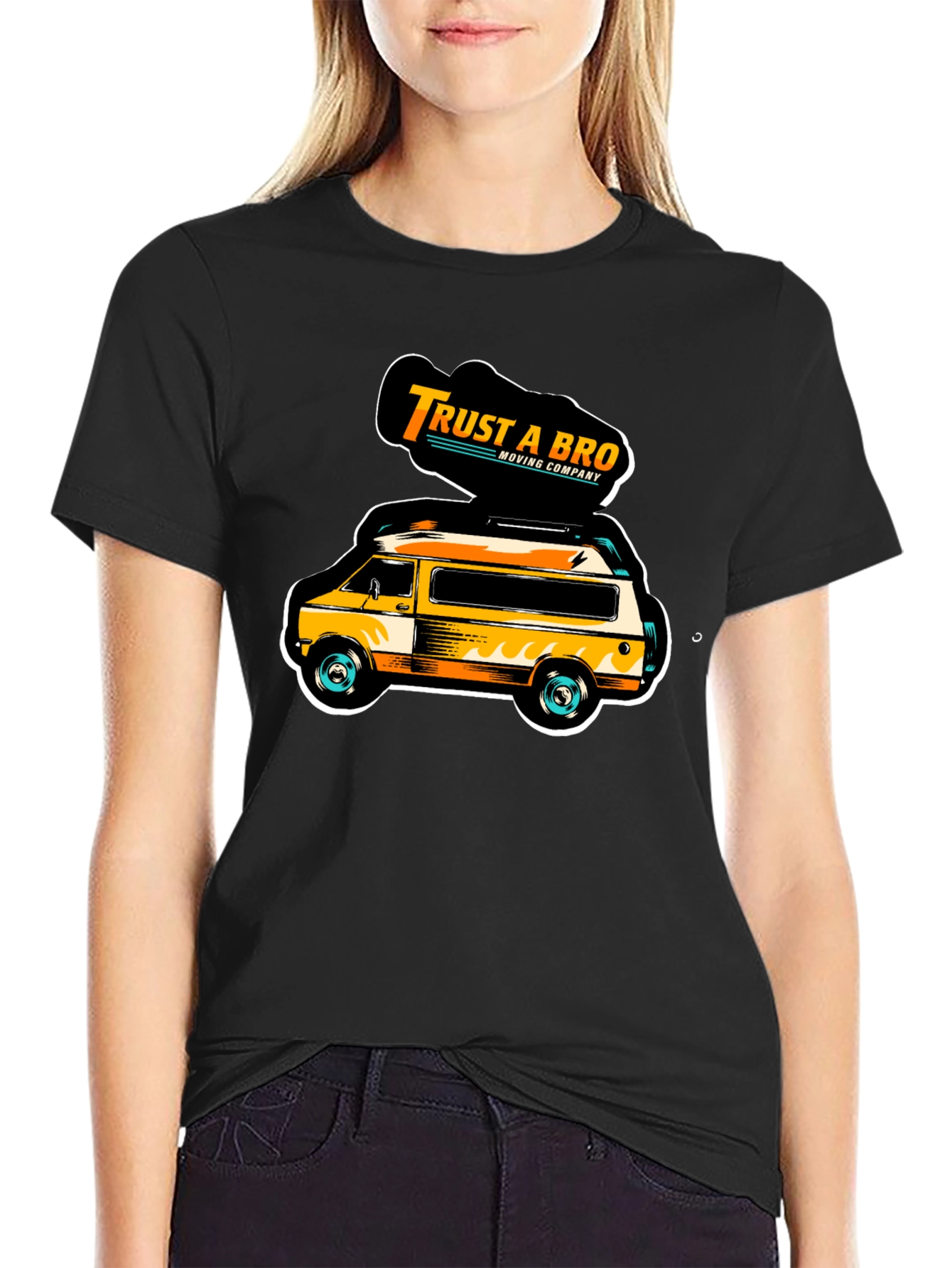 Trust A Bro Moving Company Graphic T-Shirt