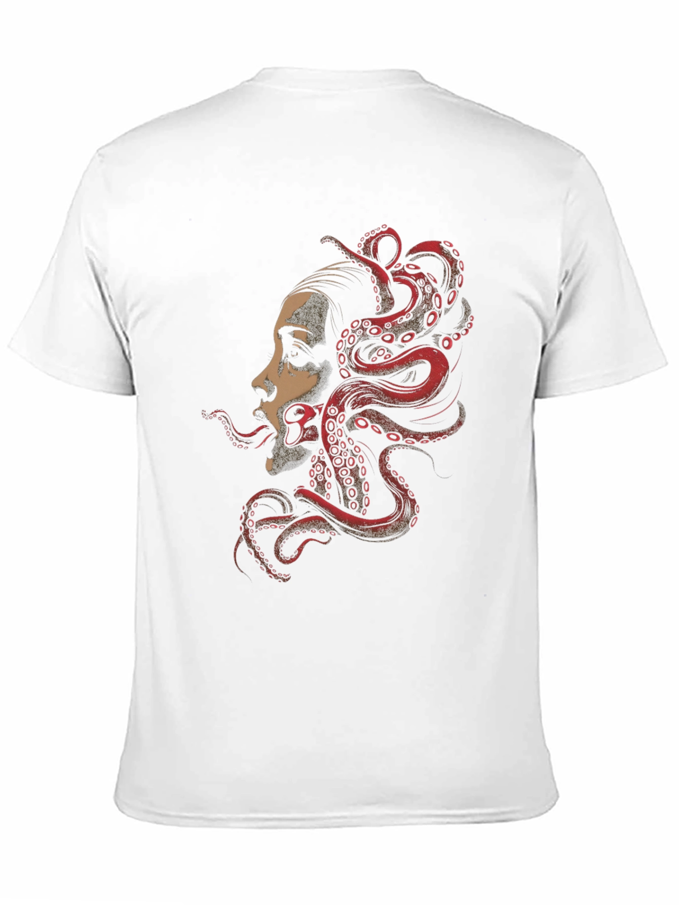 Octopus Woman Graphic Tee - Black