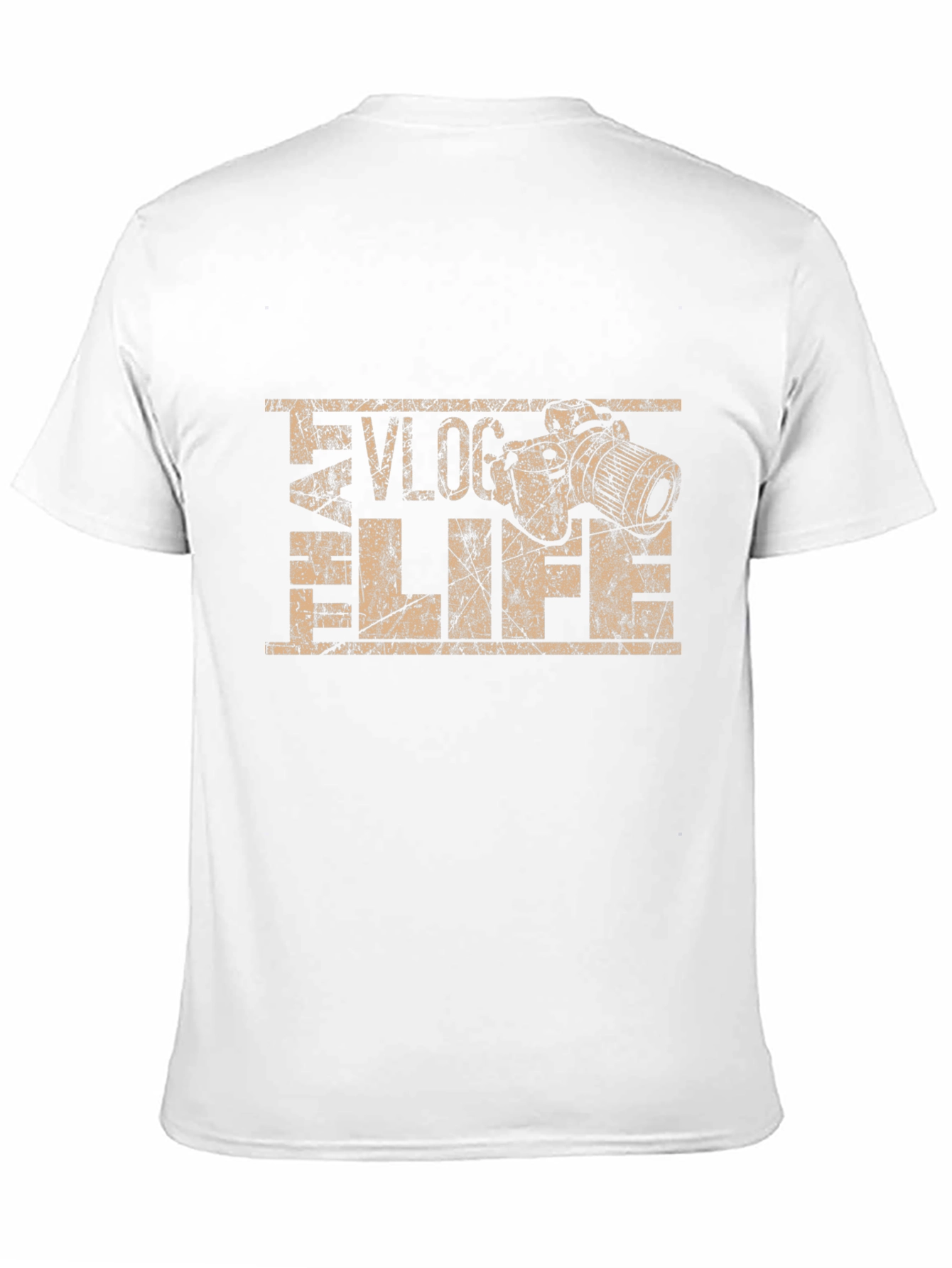 Vlog Life Camera Graphic T-Shirt - Black
