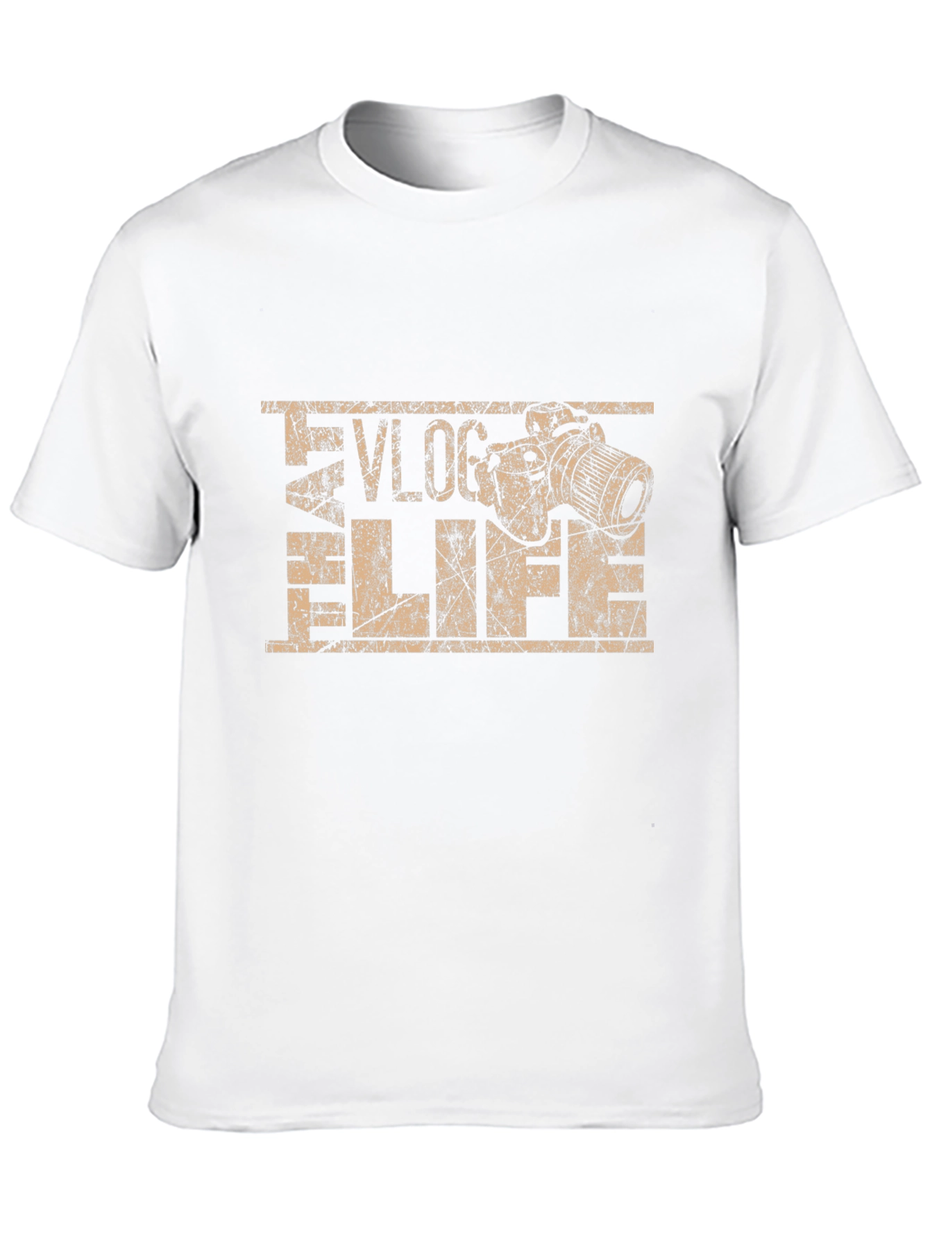 Vlog Life Camera Graphic T-Shirt - Black
