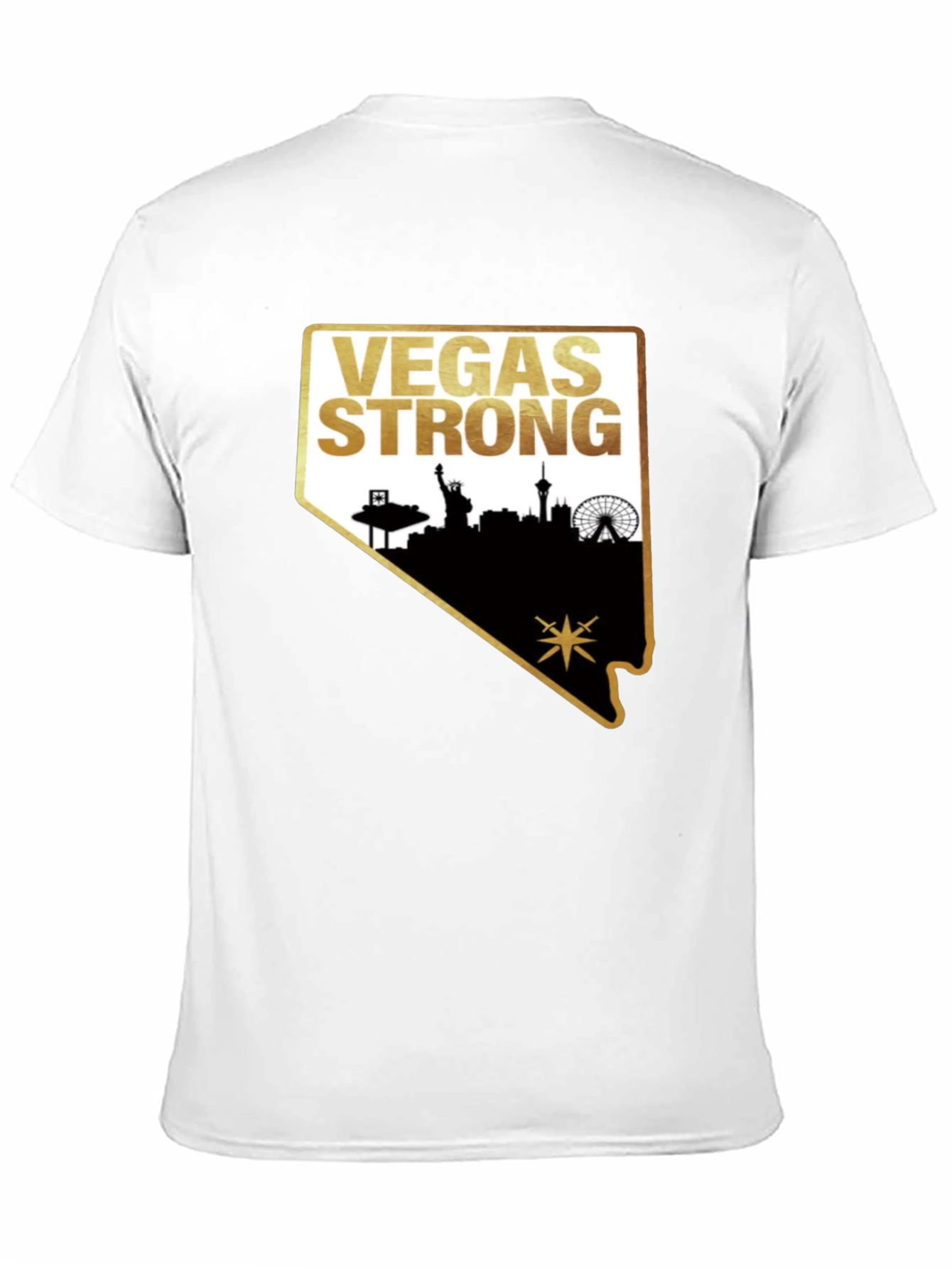 Vegas Strong Graphic T-Shirt - Unisex Cotton Tee