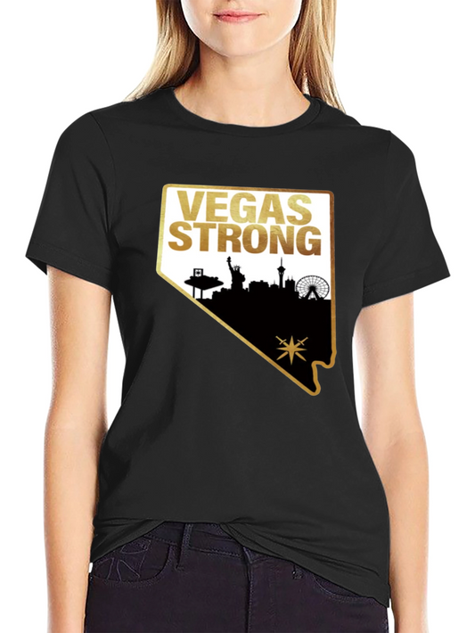 Vegas Strong Graphic T-Shirt - Unisex Cotton Tee