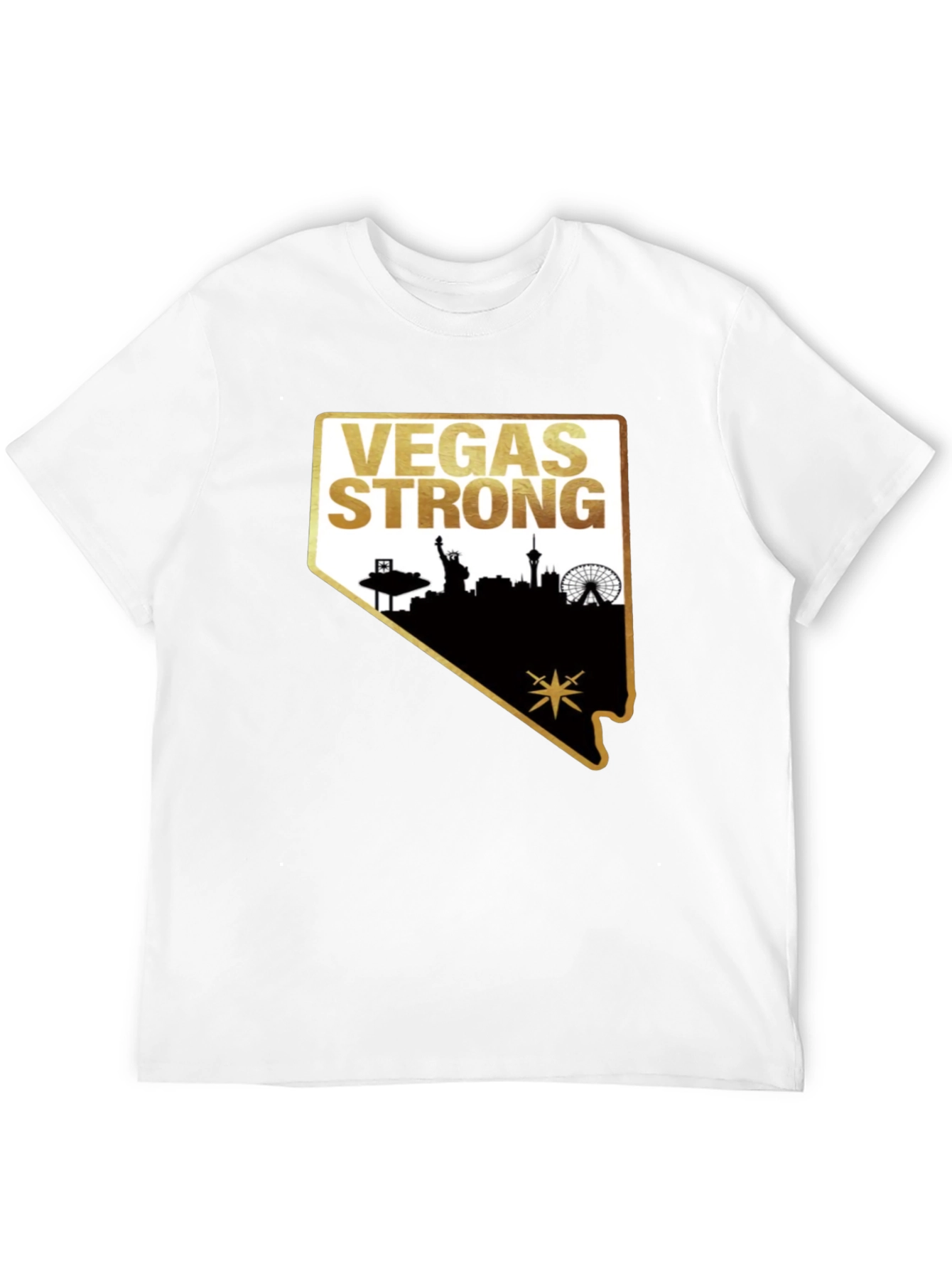 Vegas Strong Graphic T-Shirt - Unisex Cotton Tee