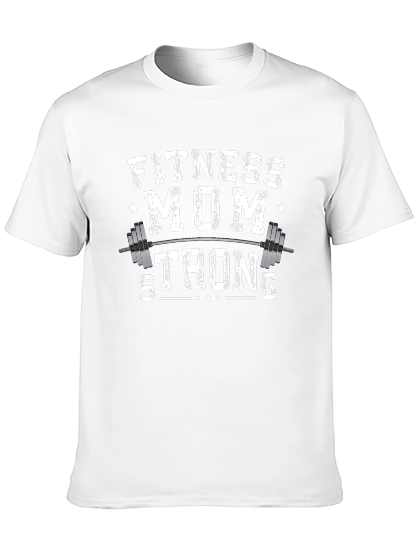 Fitness Mom Strong Black Graphic T-Shirt