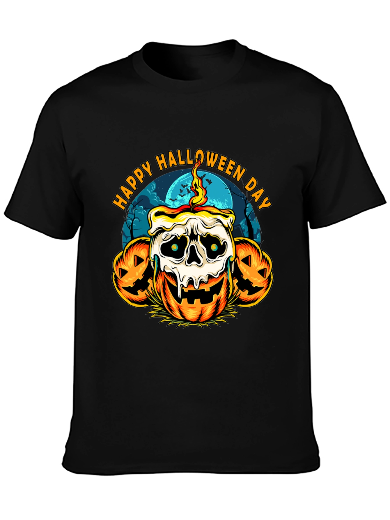 Happy Halloween Day Pumpkin T-Shirt