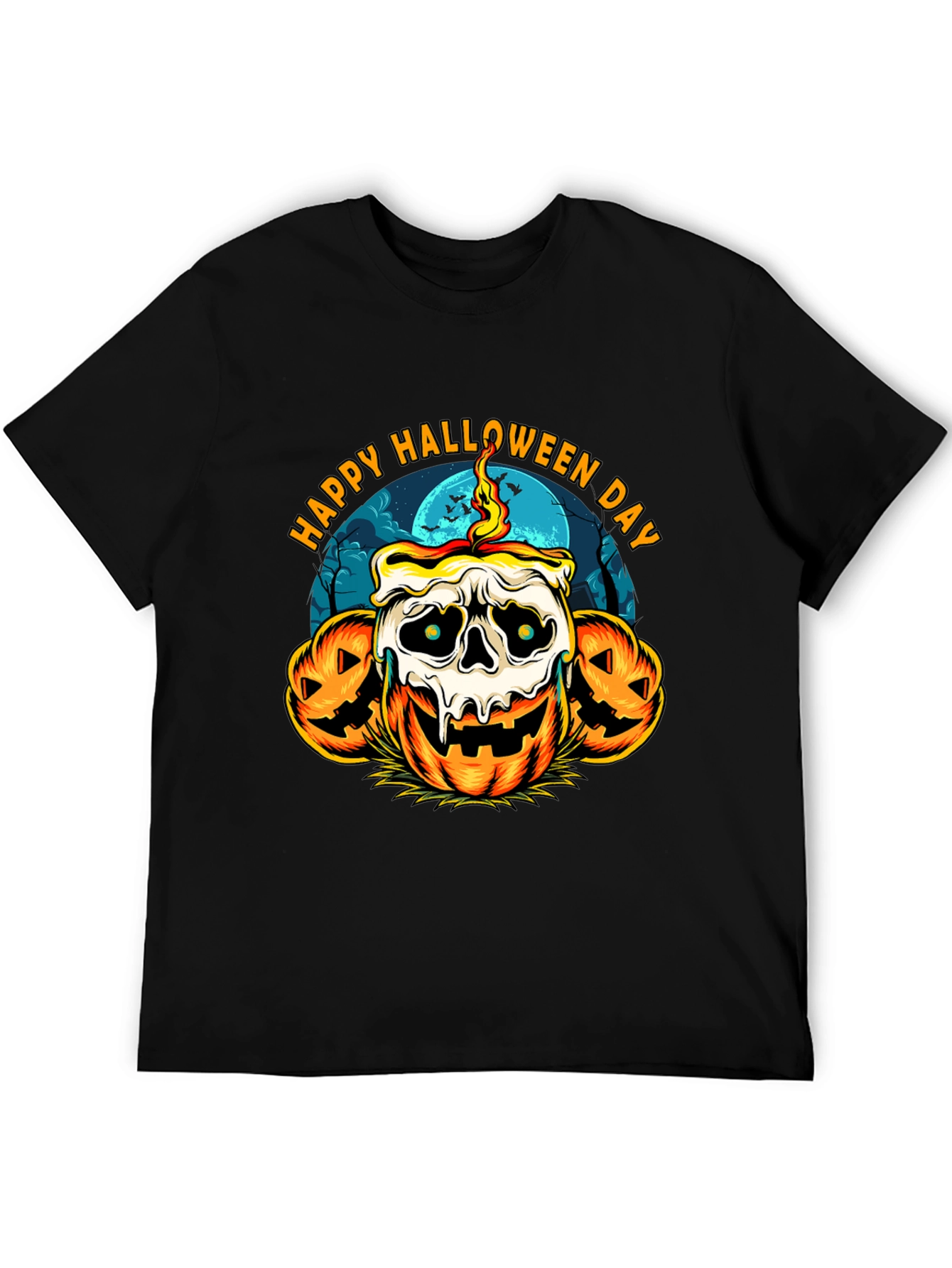 Happy Halloween Day Pumpkin T-Shirt