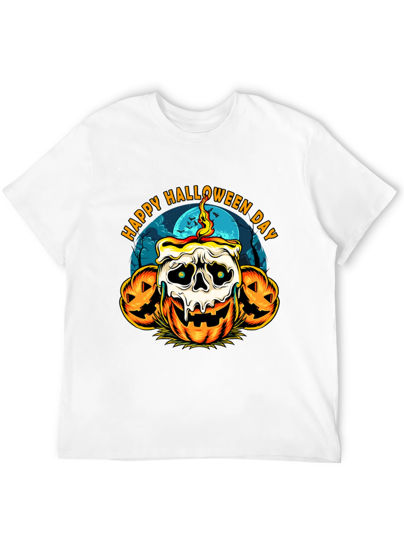 Happy Halloween Day Pumpkin T-Shirt