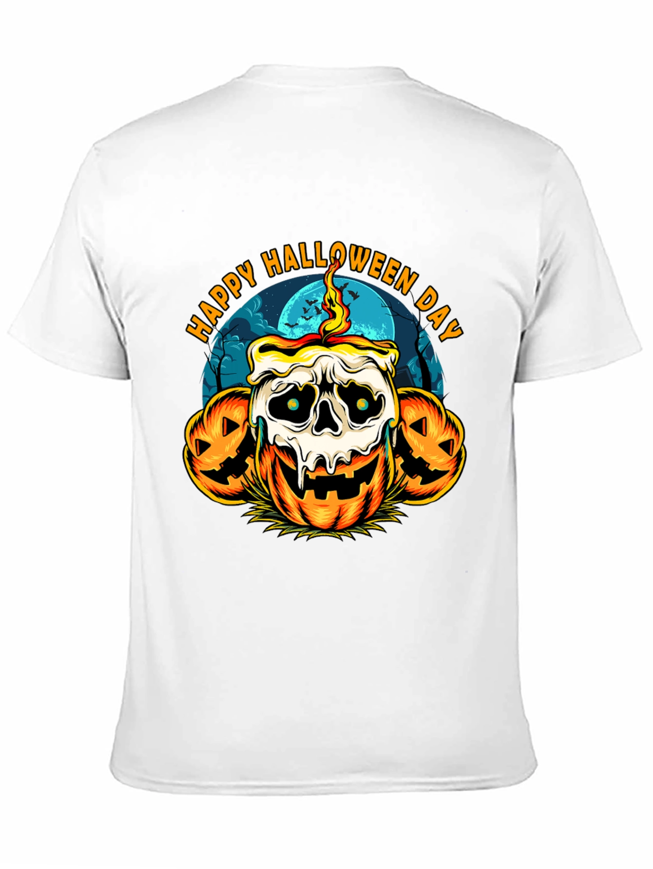Happy Halloween Day Pumpkin T-Shirt